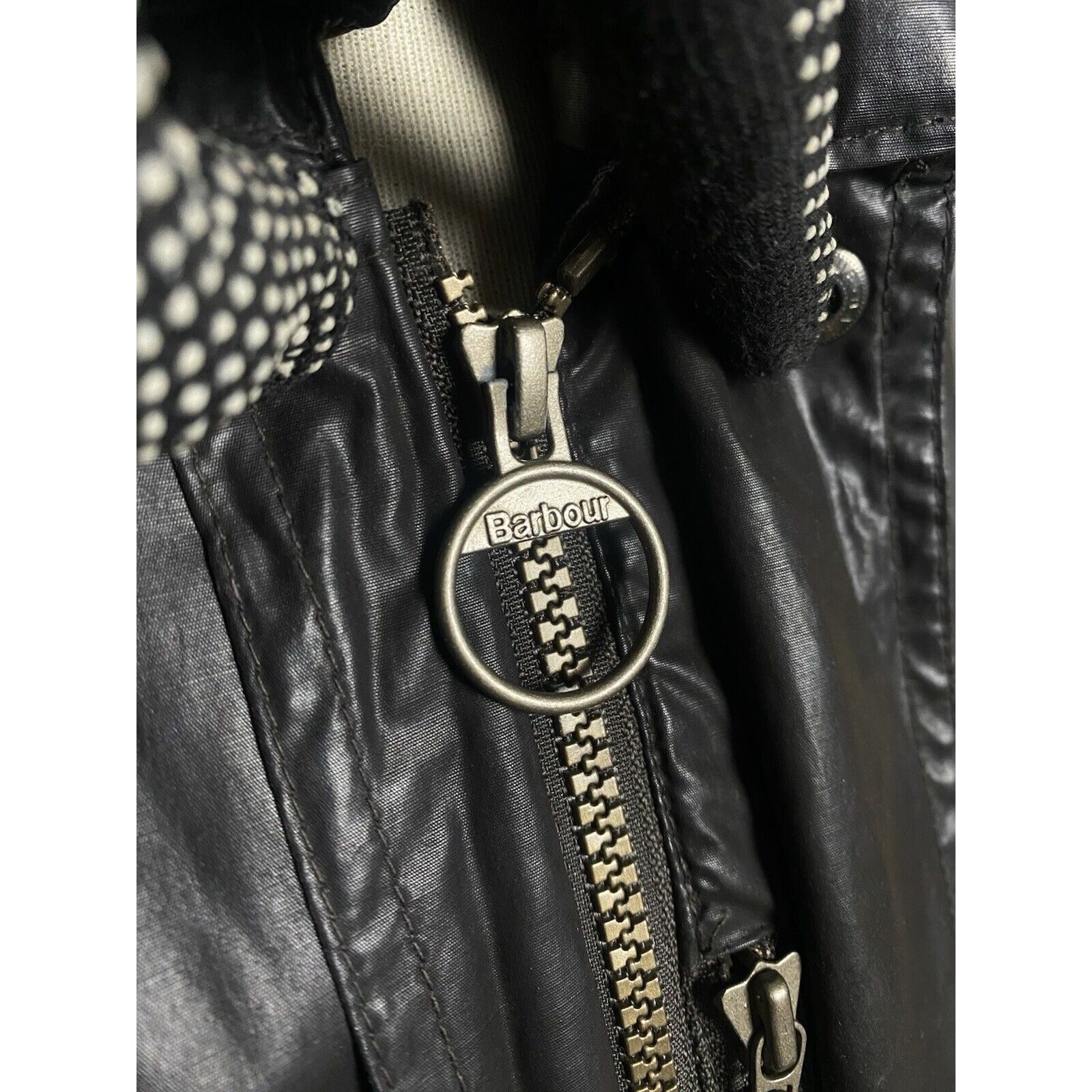 Barbour Barbour Carbon Finish Flyer Men's Brown High Neck Bomber Jac Size US L / EU 52-54 / 3 - 10 Thumbnail