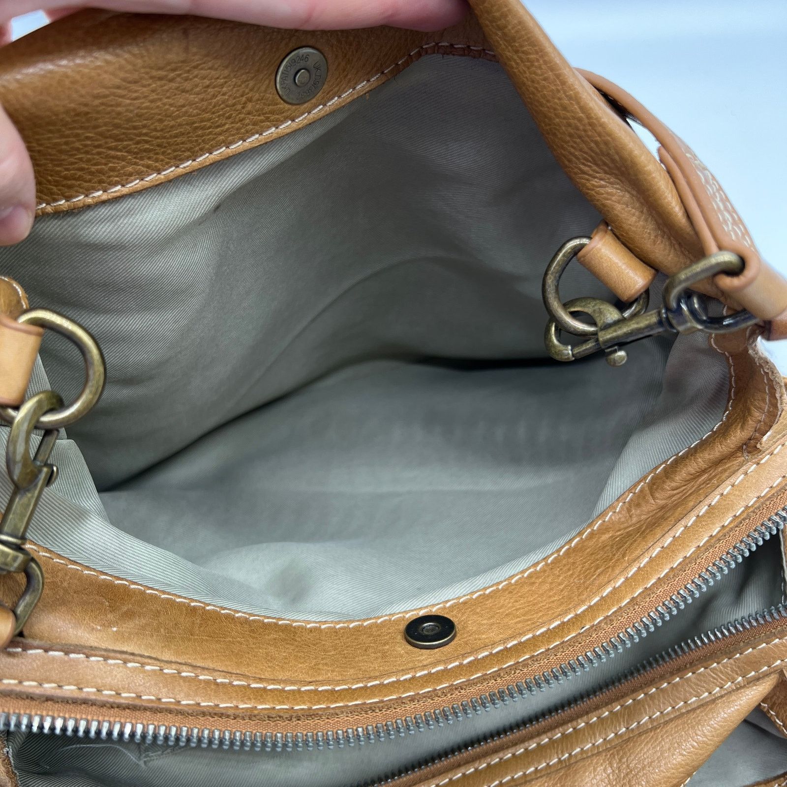 Other American Leather Co Womens Brown Leather Purse Size ONE SIZE - 7 Thumbnail