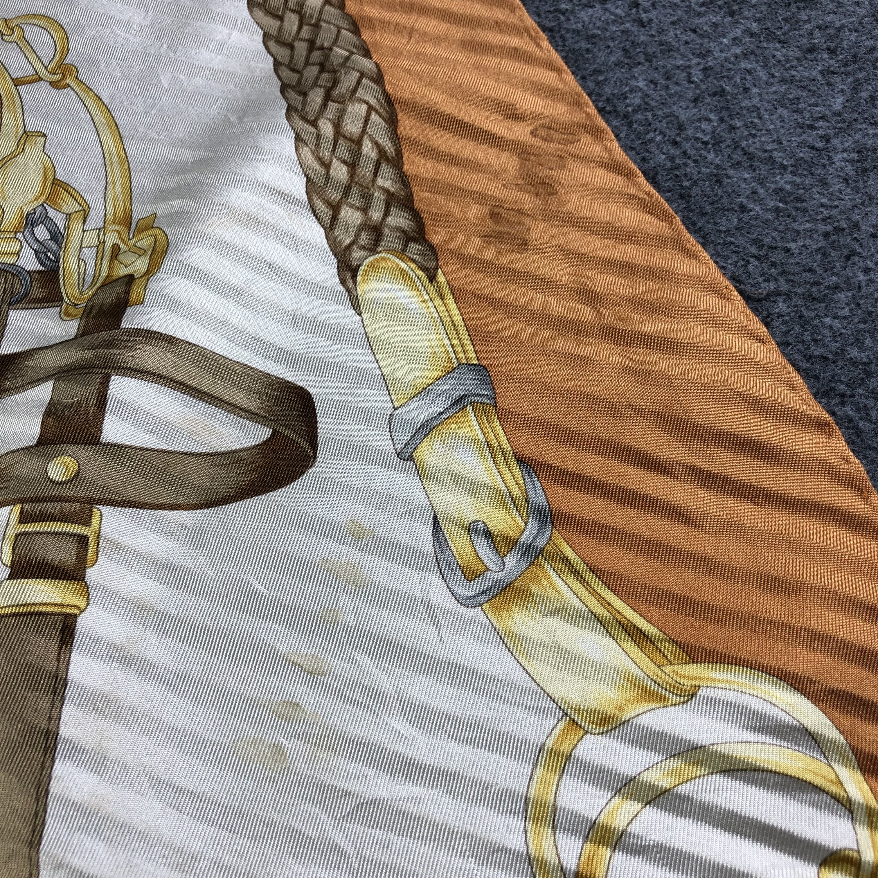 Vintage Top Kapi Luxury Design Silk Scarf M476 Size ONE SIZE - 5 Thumbnail