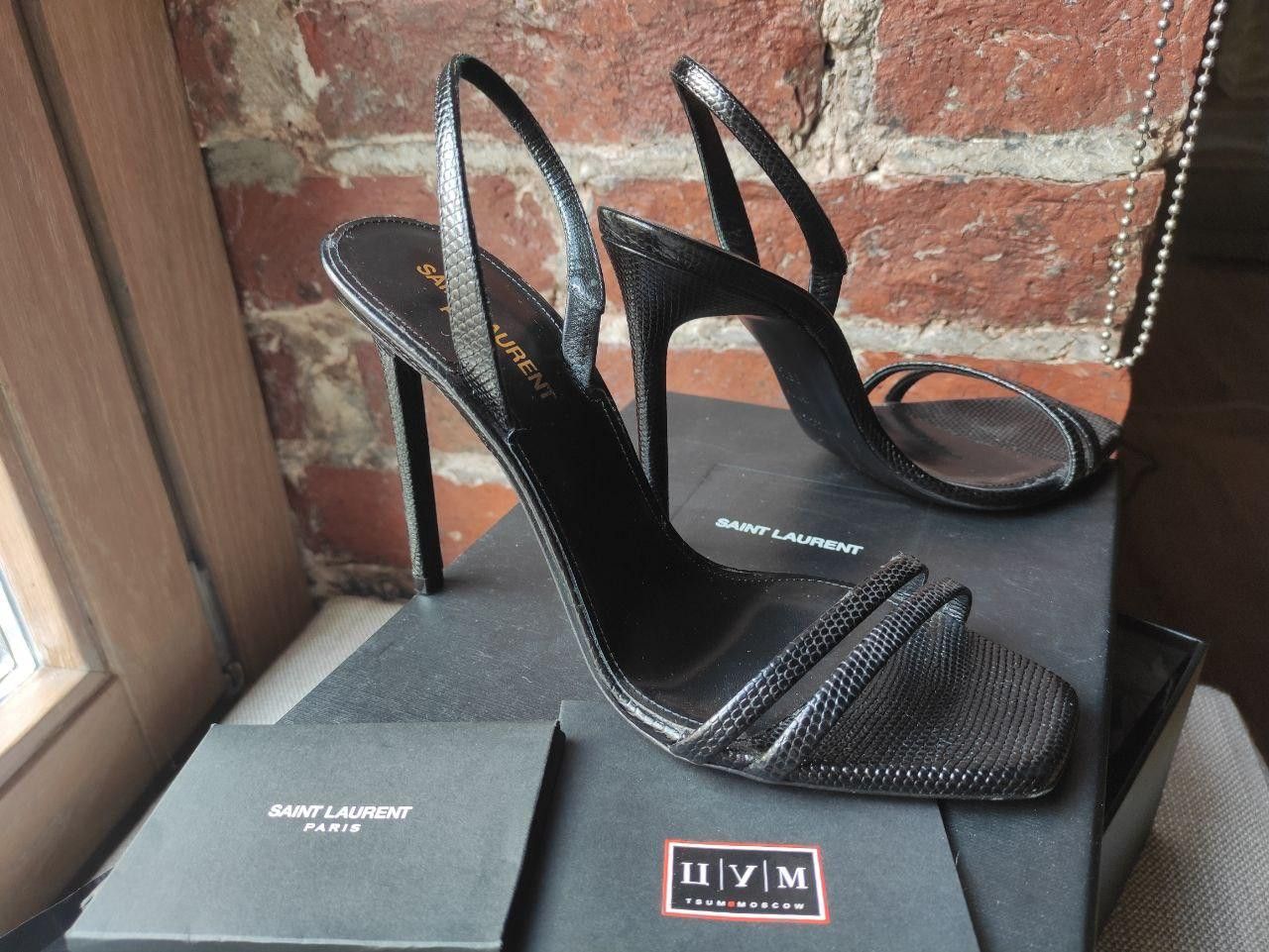 Saint Laurent Paris Saint laurent new stiletto sandals Size US 9 / IT 39 - 3 Thumbnail