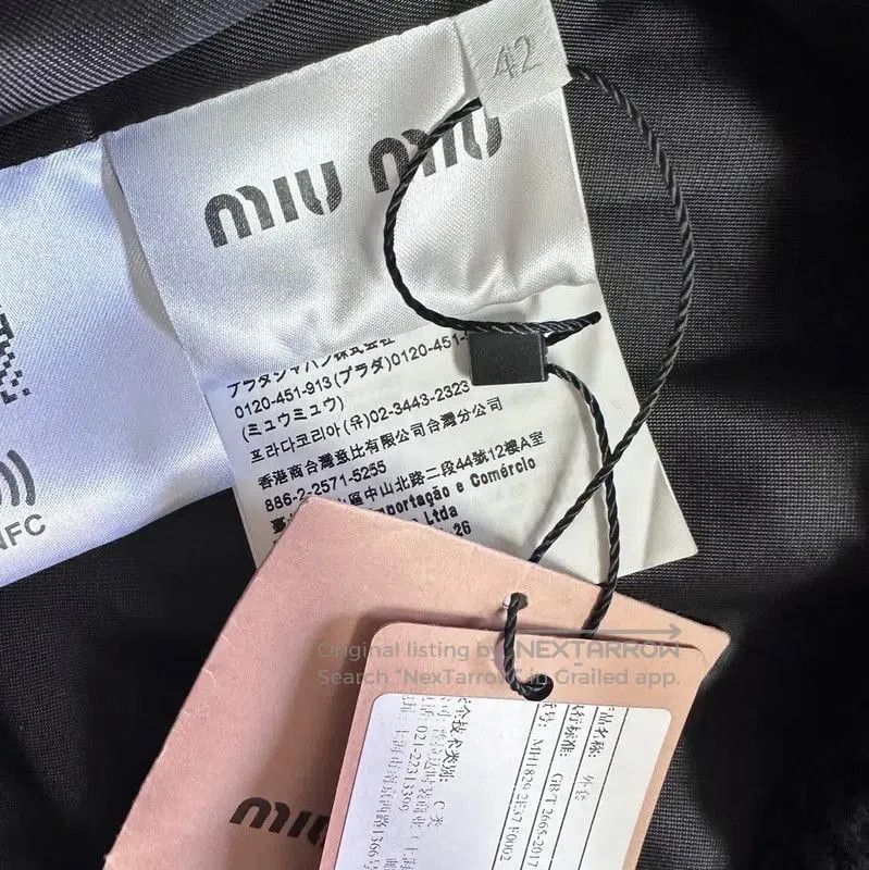 Miu Miu Miu Miu Black Wool Women's Coat . Size M / US 6-8 / IT 42-44 - 5 Thumbnail