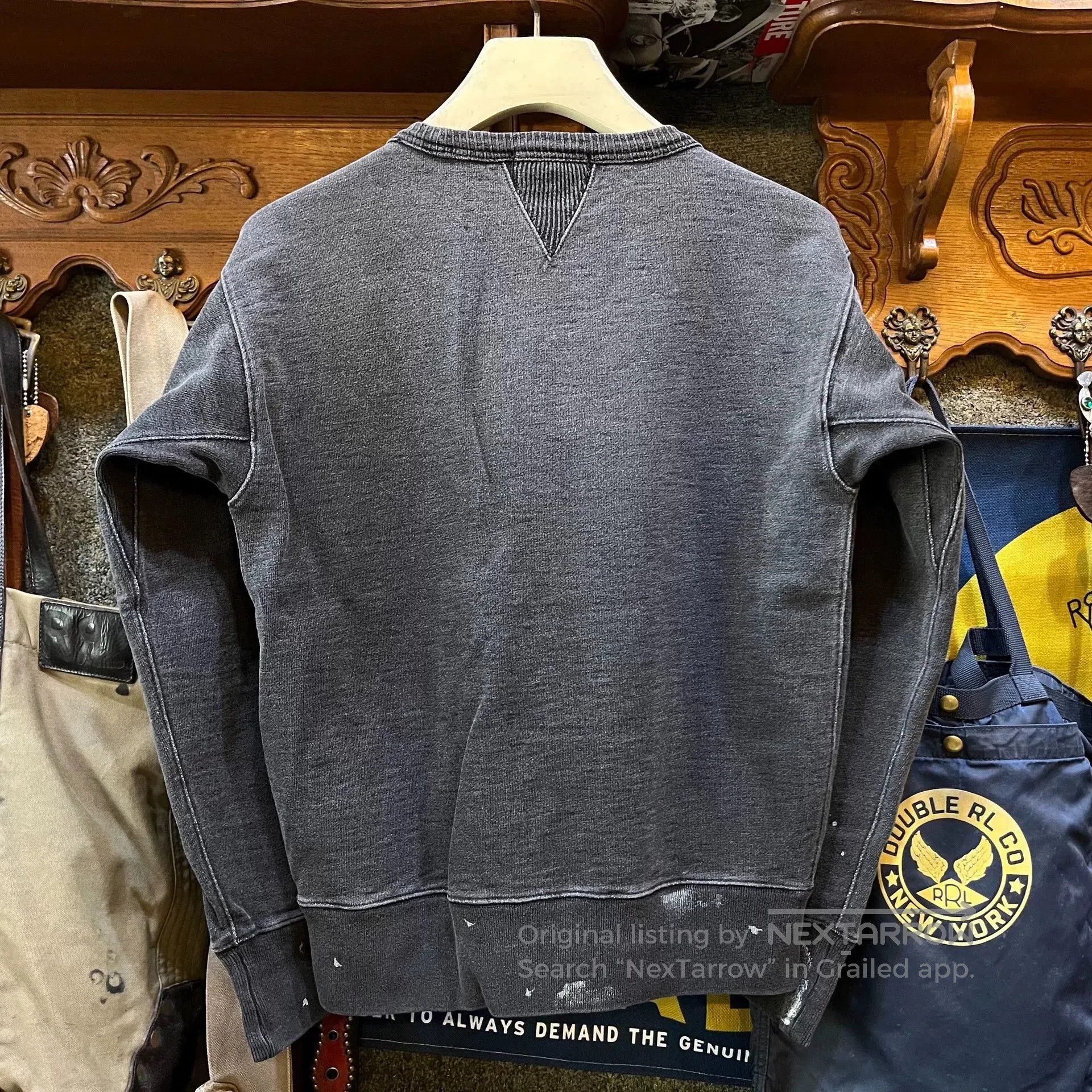 RRL Ralph Lauren Vintage RRL Patchwork Pullover Sweatshirt. Size US S / EU 44-46 / 1 - 2 Thumbnail