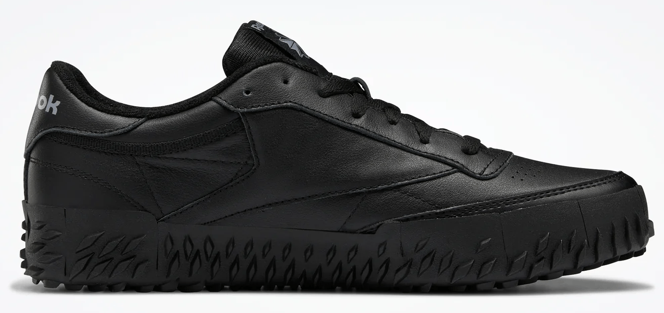 Reebok Reebok x Vibram Club C Black Leather Sneakers Size US 10.5 / EU 43-44 - 4 Thumbnail