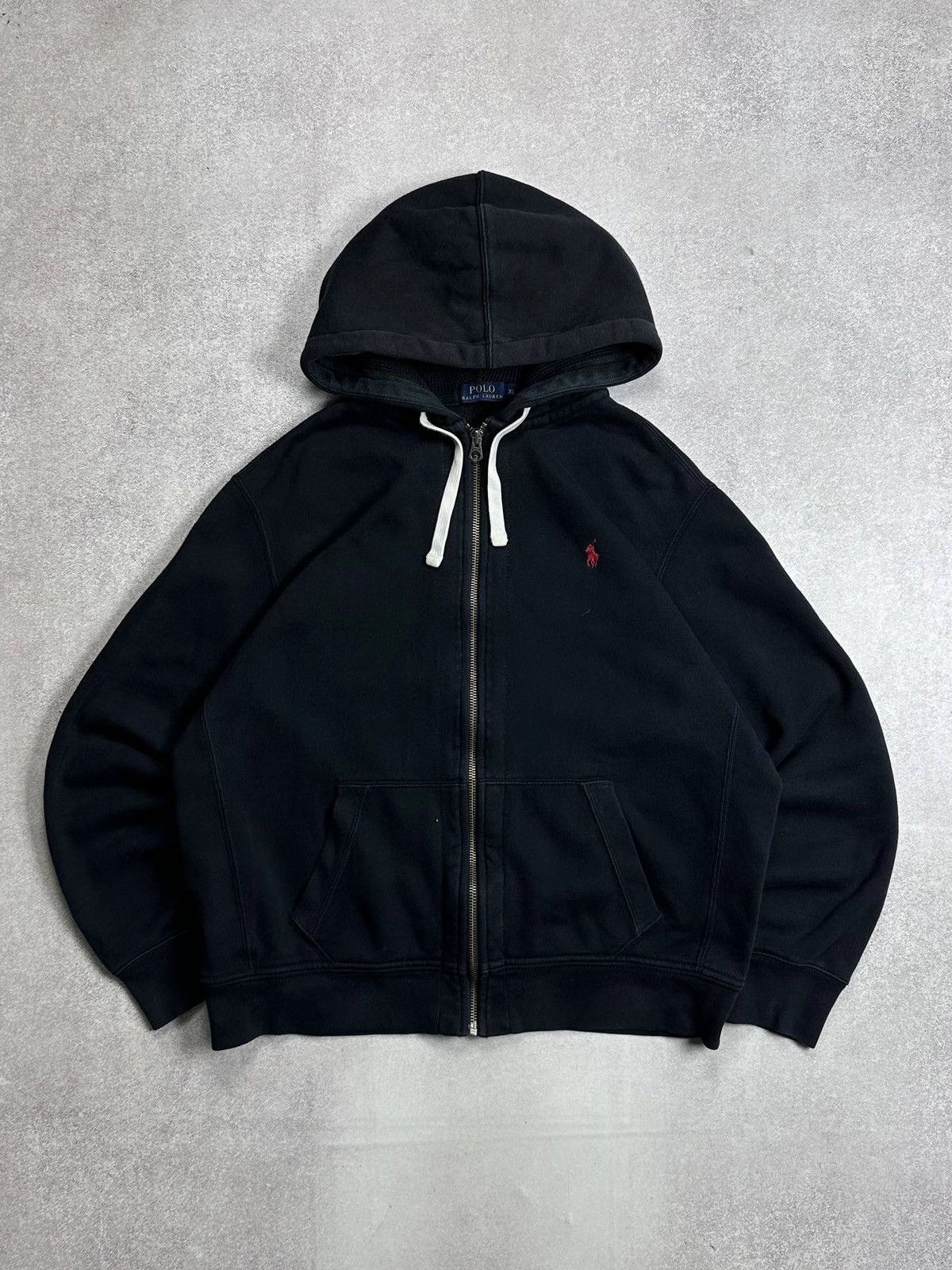 Polo Ralph Lauren Vintage Polo Ralph Lauren Heavy Cotton Zip Hoodie XL Size US XL / EU 56 / 4 - 1 Thumbnail