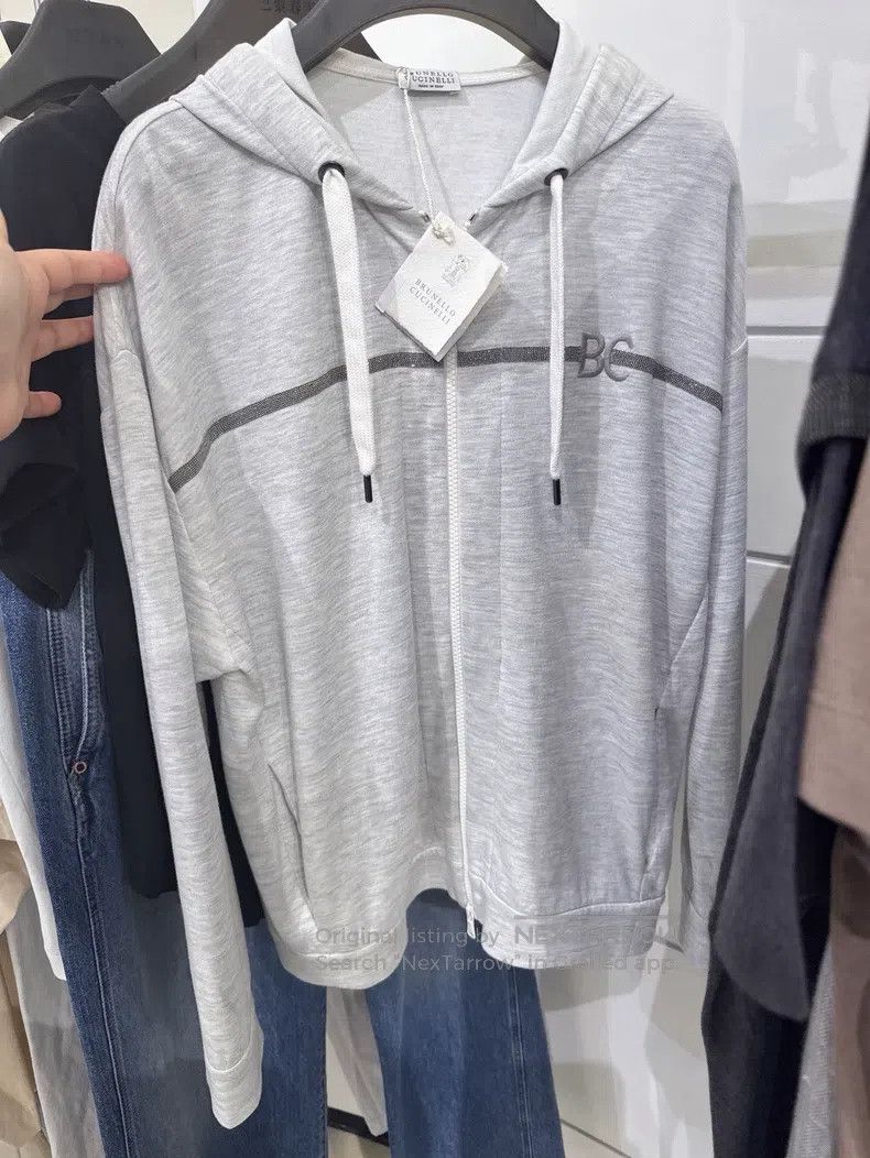 Brunello Cucinelli Brunello Cucinelli Hooded Sweatshirt Size XS / US 0-2 / IT 36-38 - 1 Thumbnail