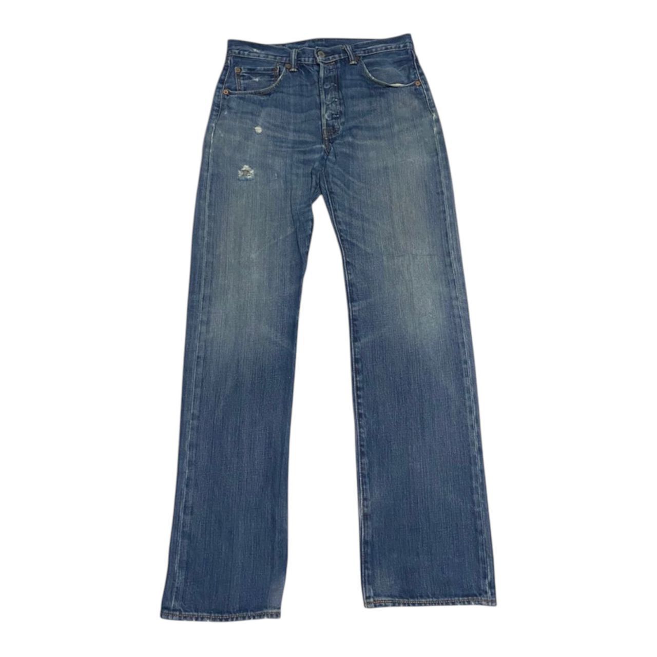 Levi's Vintage Levis 501 Button Fy Distressed Denim Size US 32 / EU 48 - 1 Thumbnail