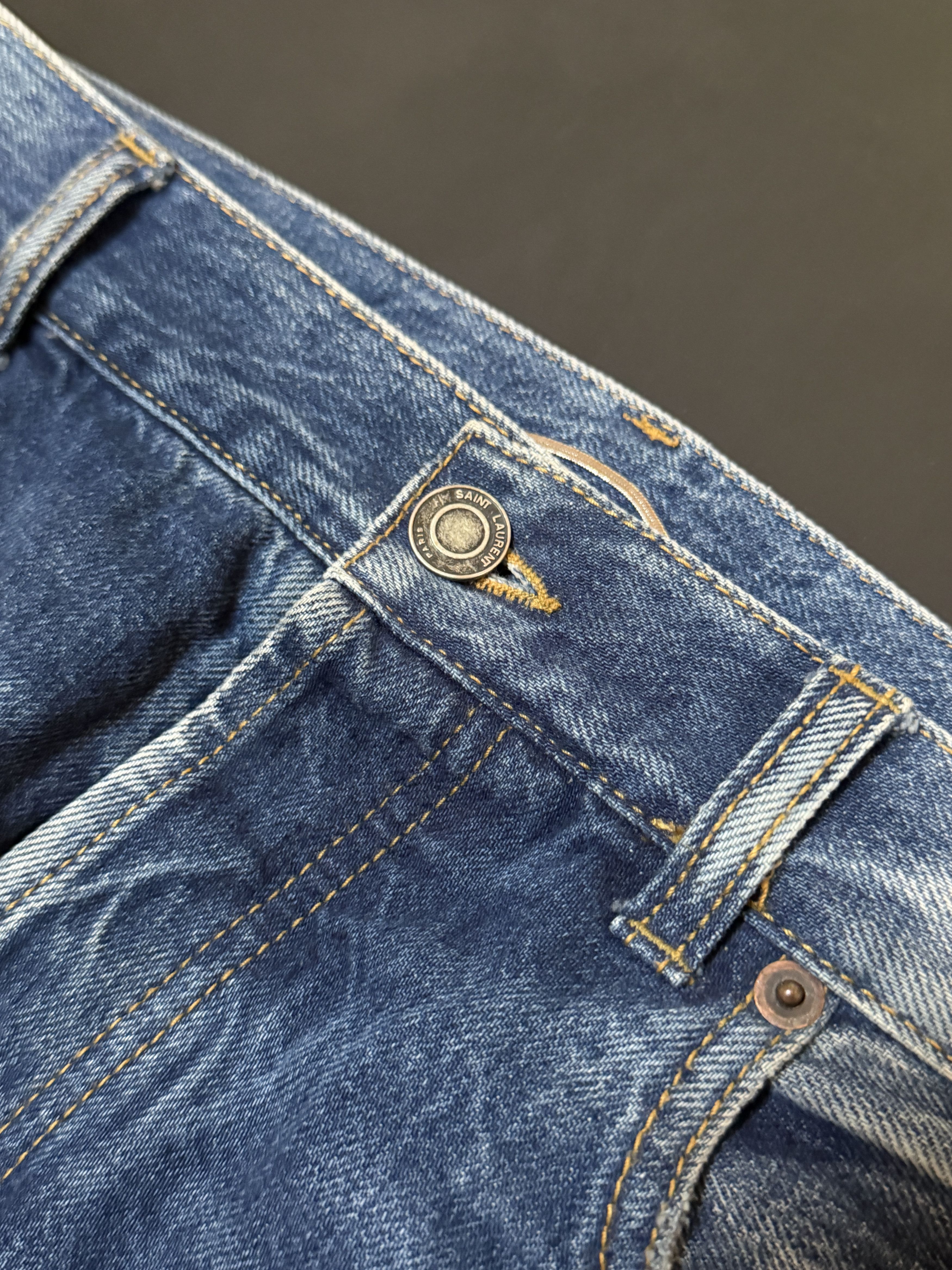Yves Saint Laurent Saint Laurent Straight leg mid waist Jeans Size US 30 / EU 46 - 7 Thumbnail