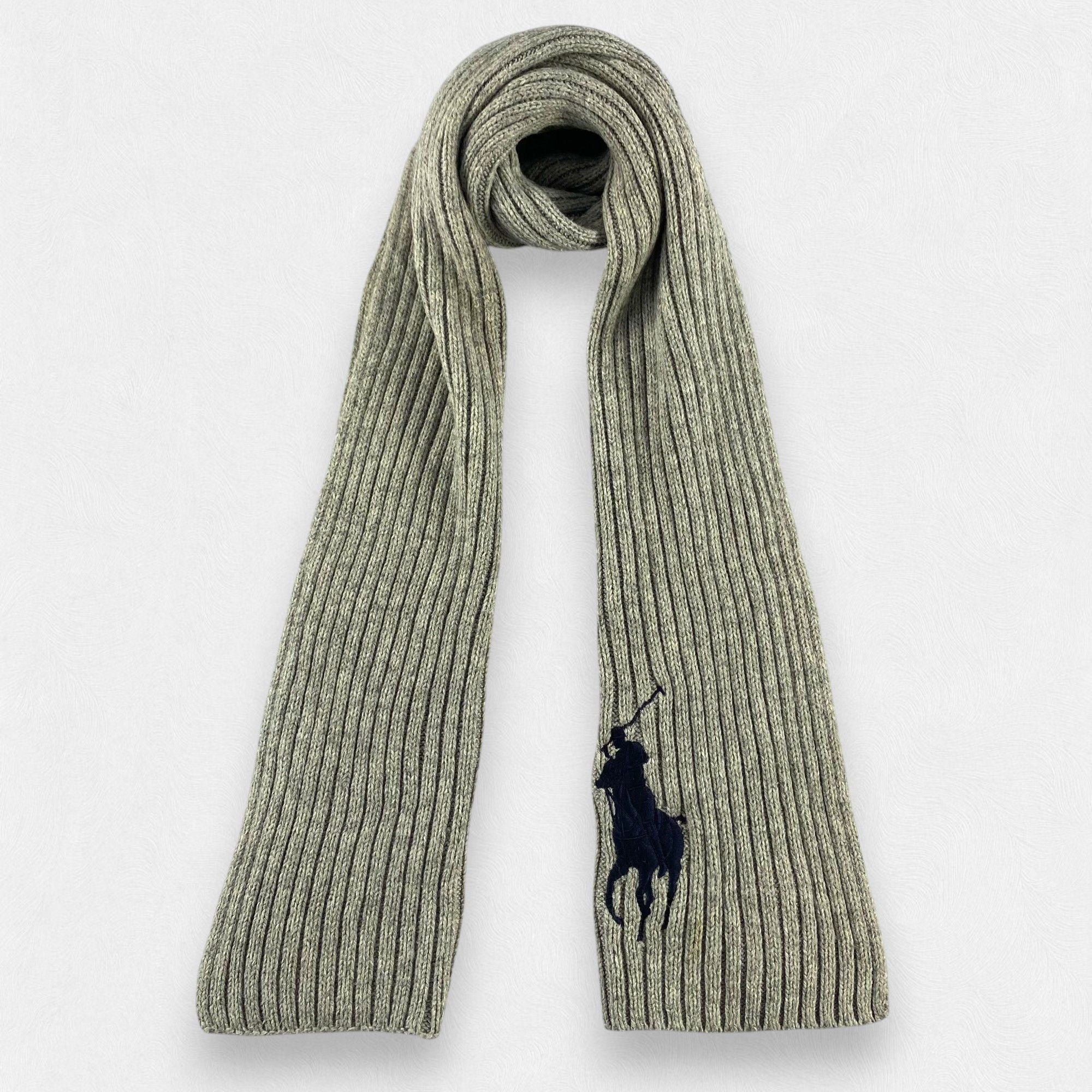 Polo Ralph Lauren Polo Ralph Lauren Knit Scarf Neck Wrap Wool Muffler Size ONE SIZE - 1 Thumbnail