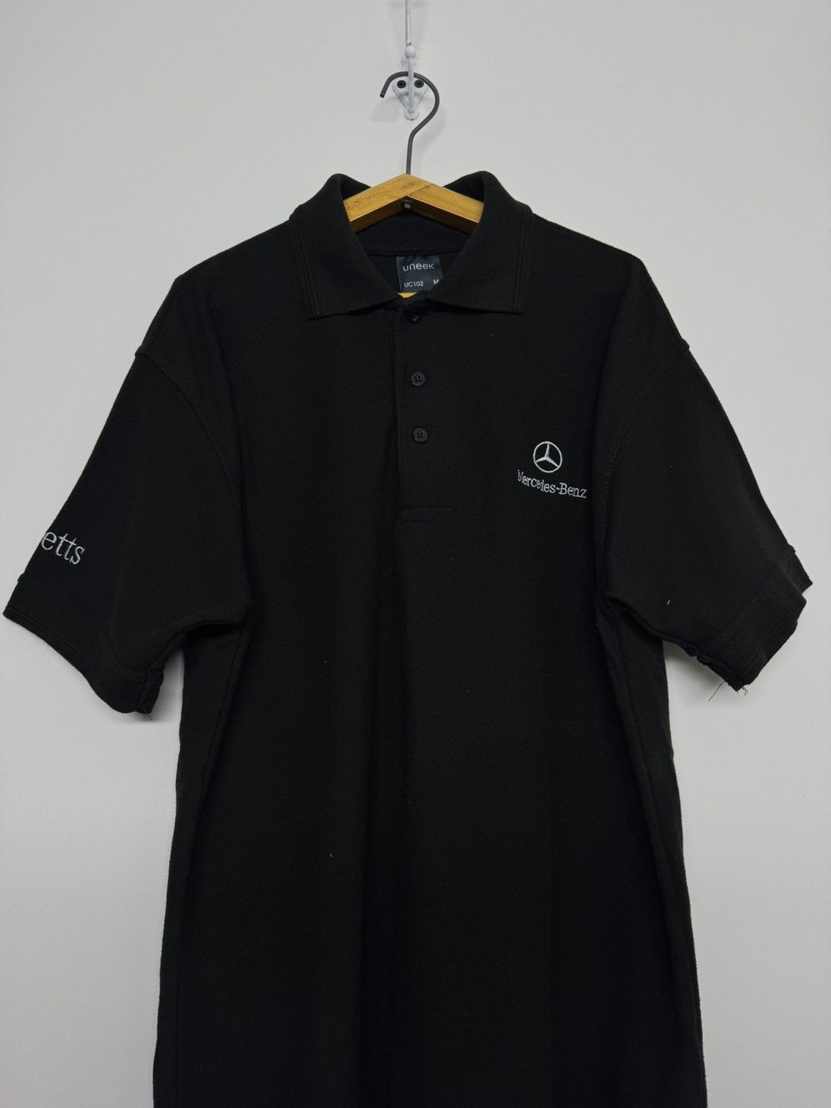 Mercedes-Benz Vintage Y2k Mercedes Bens Polo T-Shirt 00’s Size US M / EU 48-50 / 2 - 2 Thumbnail