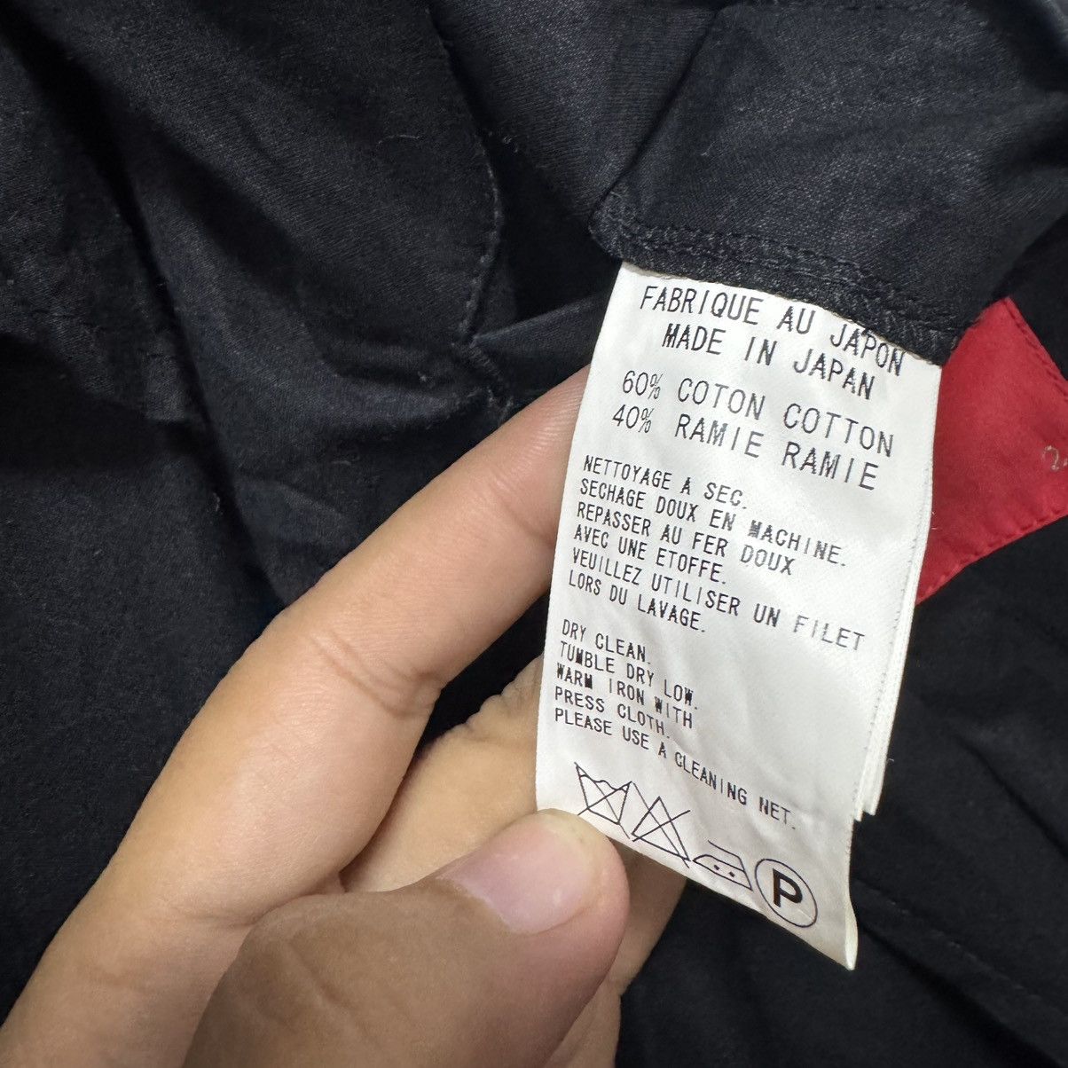 Yohji Yamamoto Vtg🔥Y’s Red Label Black Trench Coat Bondage Double Breasted Size US M / EU 48-50 / 2 - 23 Thumbnail