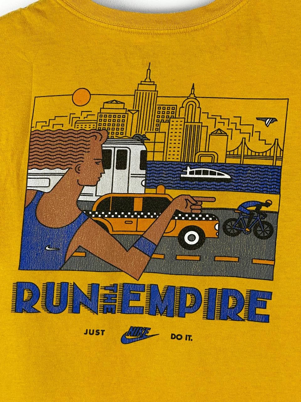 Nike Vintage Nike NYC Run The Empire Rare T Shirt Size US M / EU 48-50 / 2 - 8 Thumbnail