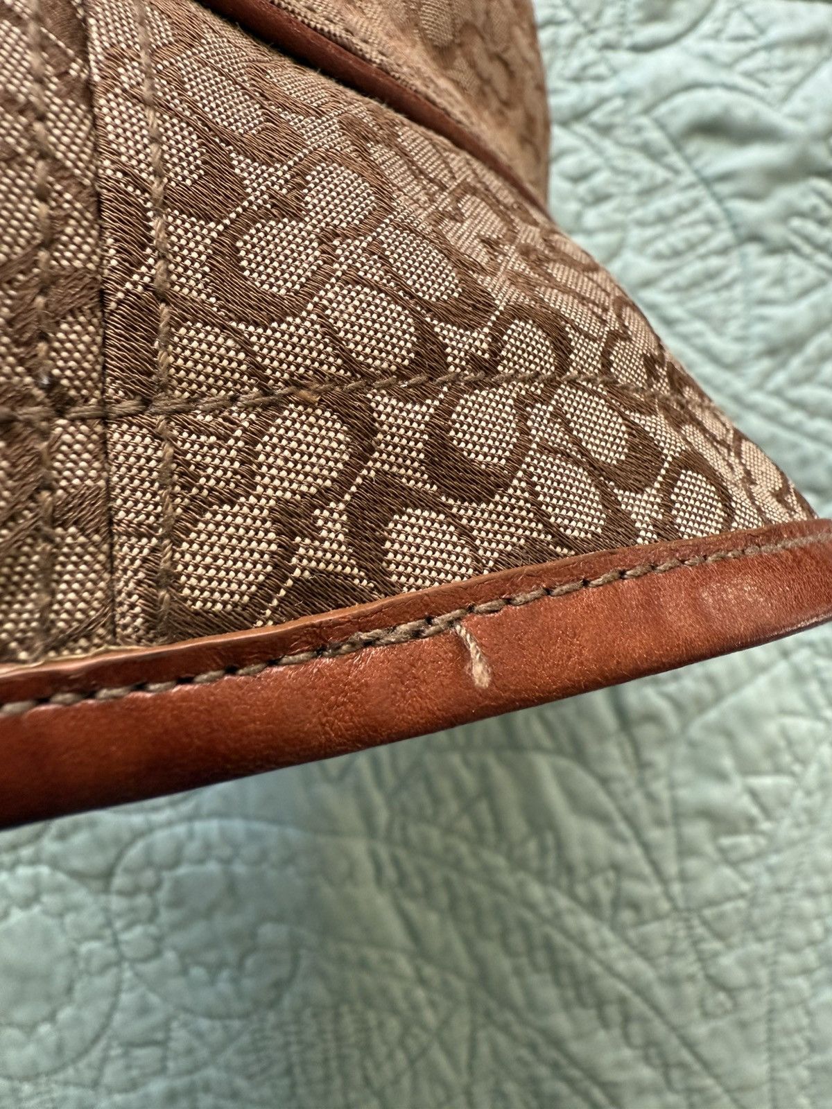 Coach Coach Signature Jacquard Bucket Hat Size ONE SIZE - 3 Thumbnail
