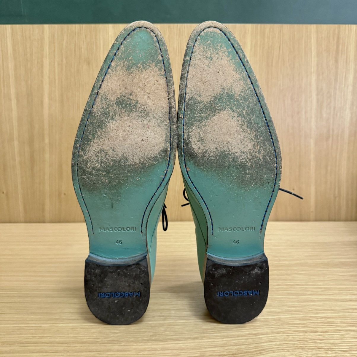 Other Mascolori x Hotel New York Limited Edition Mint Green Derby Size US 12 / EU 45 - 11 Thumbnail