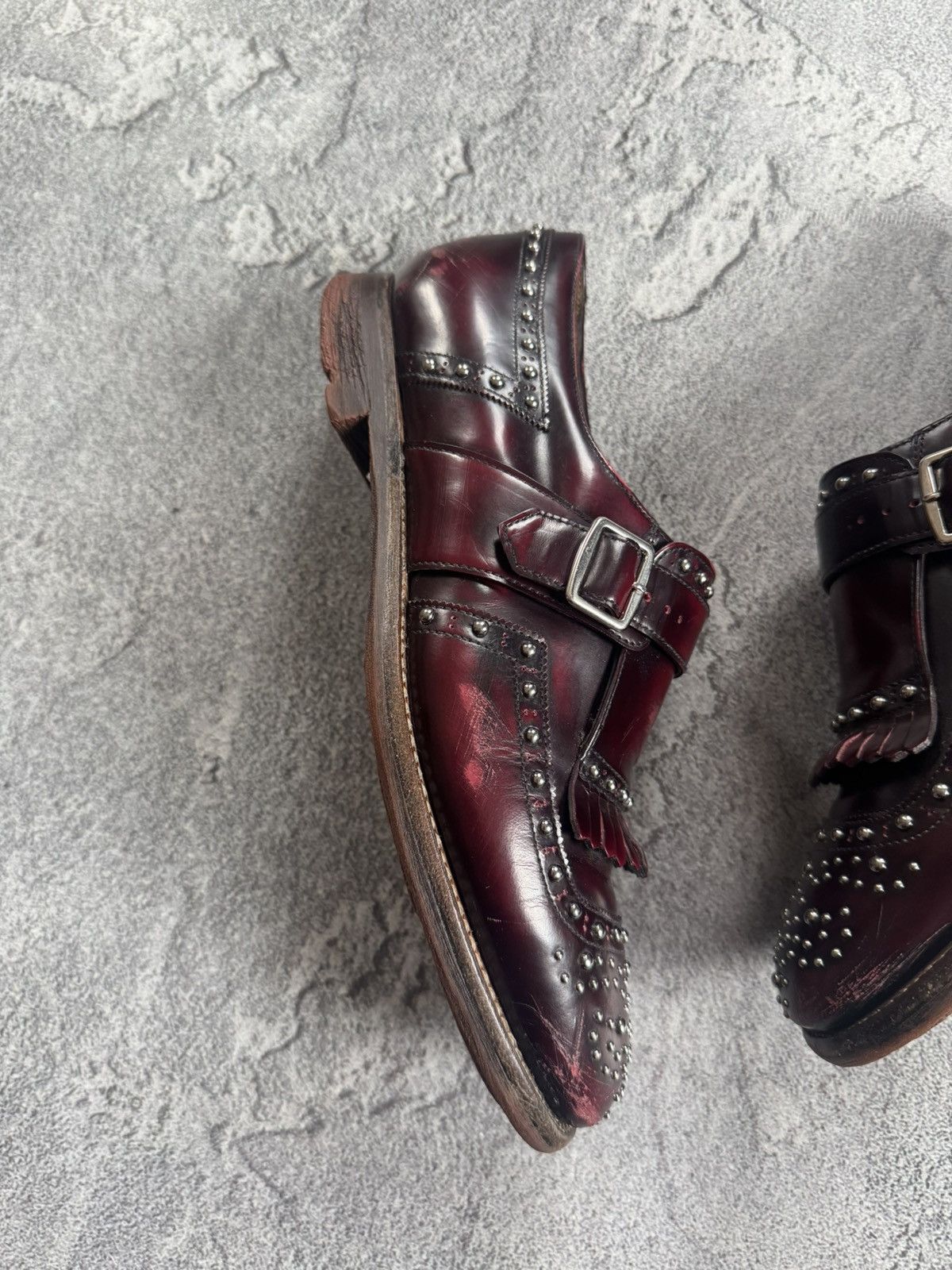 Church's Church’s Shanghai Leather Brogue Fringed Loafers monk shoes Size US 7.5 / IT 37.5 - 4 Thumbnail