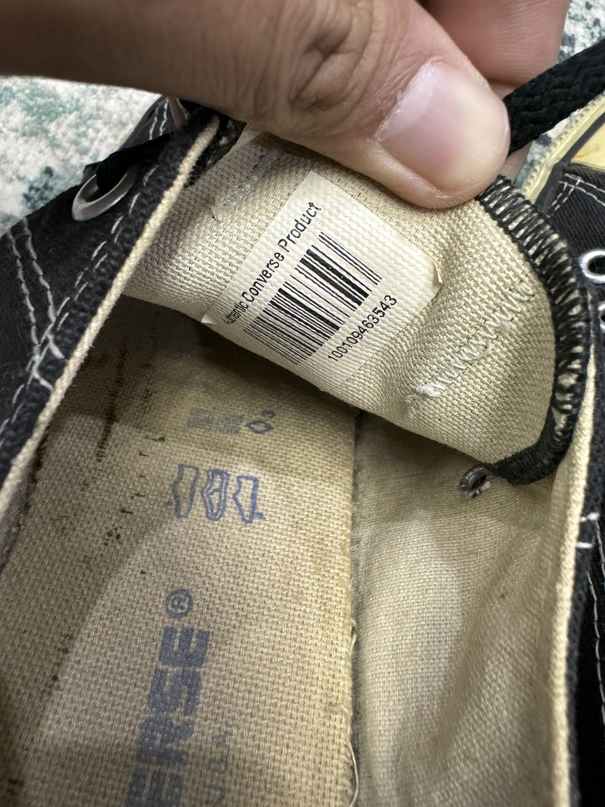 Converse × Vintage VTG CONVERSE MADE IN USA TRASHED DISTRESSED LOW-TOP SHOES Size US 8.5 / EU 41-42 - 9 Thumbnail