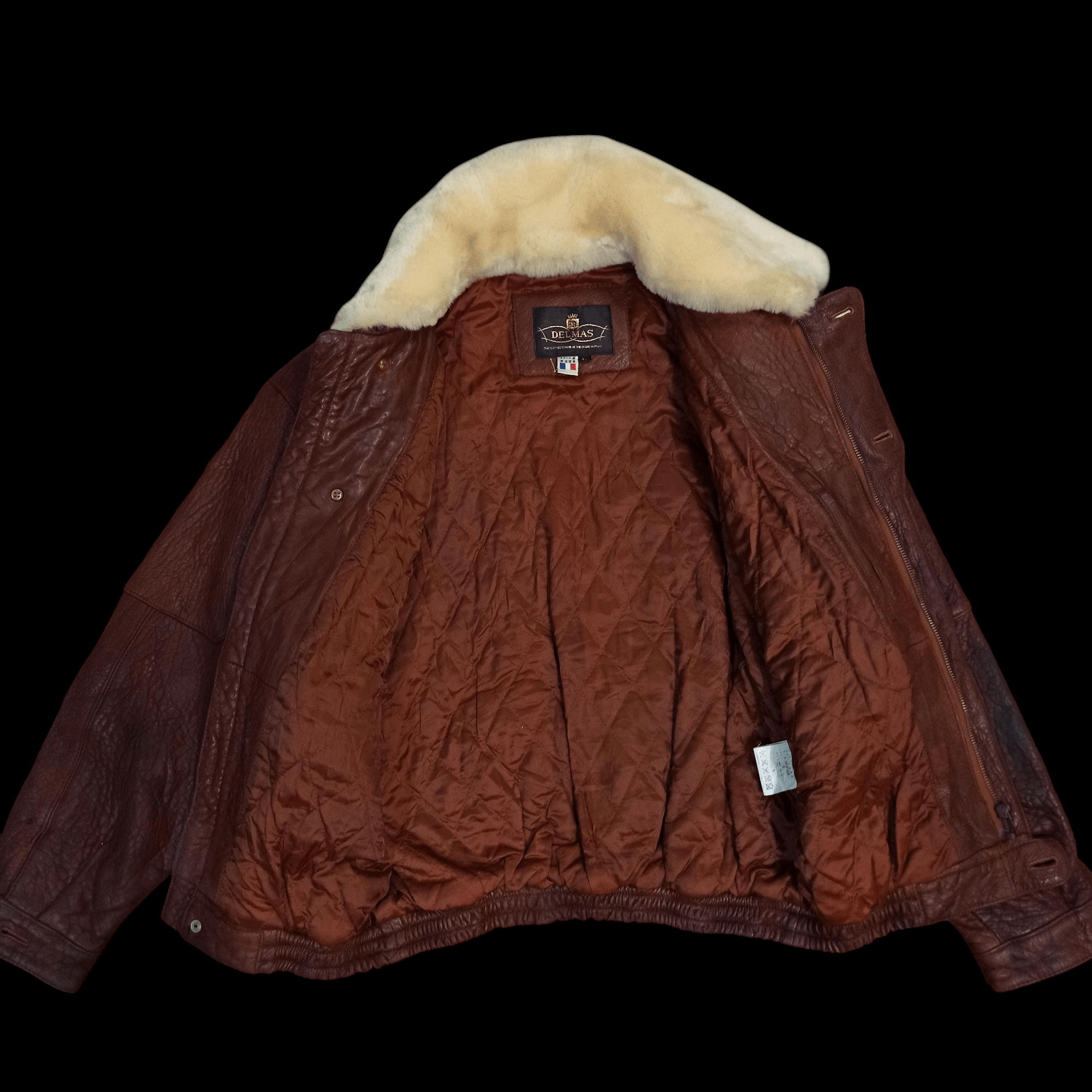 Vintage Vintage 80's A2 STYLE SHEEPSKIN AVIATOR JACKET Size US L / EU 52-54 / 3 - 4 Thumbnail