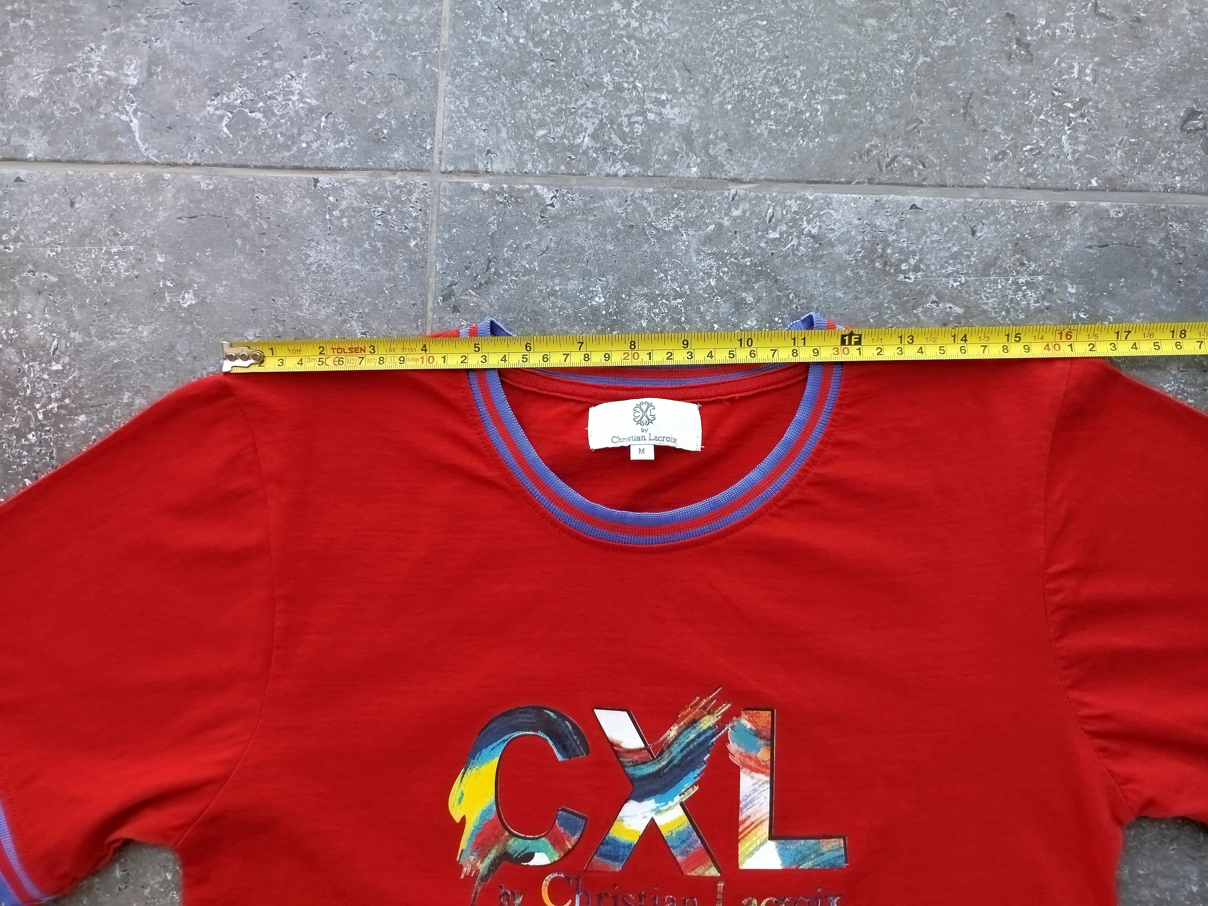Christian Lacroix T-Shirt Top Short Sleeve Logo 100% Cotton Size M Size M / US 6-8 / IT 42-44 - 6 Thumbnail