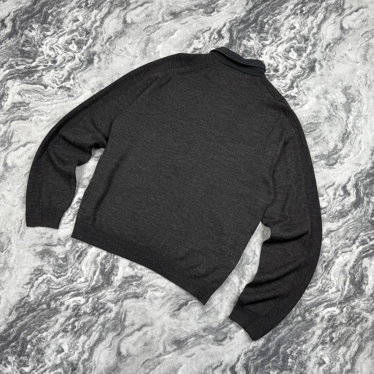 Dolce & Gabbana Dolce&Gabbana DG Wool Long Sleeve Polo Sweater Size US M / EU 48-50 / 2 - 10 Thumbnail