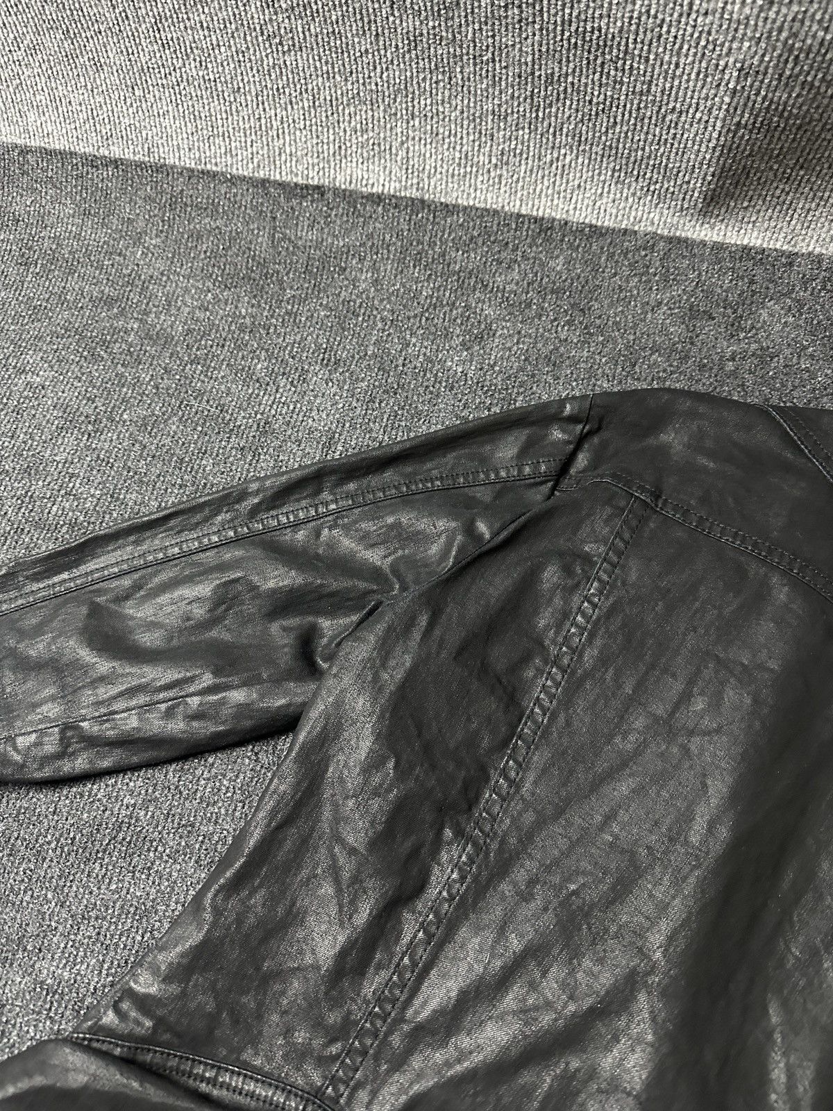Other 🚨Y2K RICK OWENS TYPE DIRTY SLIM FIT ZIP DENIM JACKET Size M / US 6-8 / IT 42-44 - 12 Thumbnail