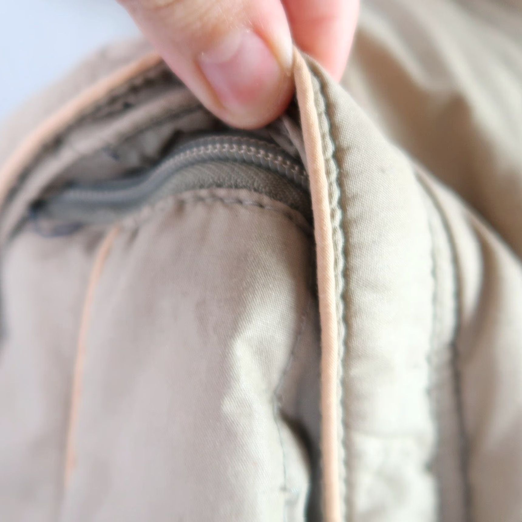 Vintage VINTAGE 80s Lemon Tree taupe tan convertible jacket XL Size XL / US 12-14 / IT 48-50 - 6 Thumbnail