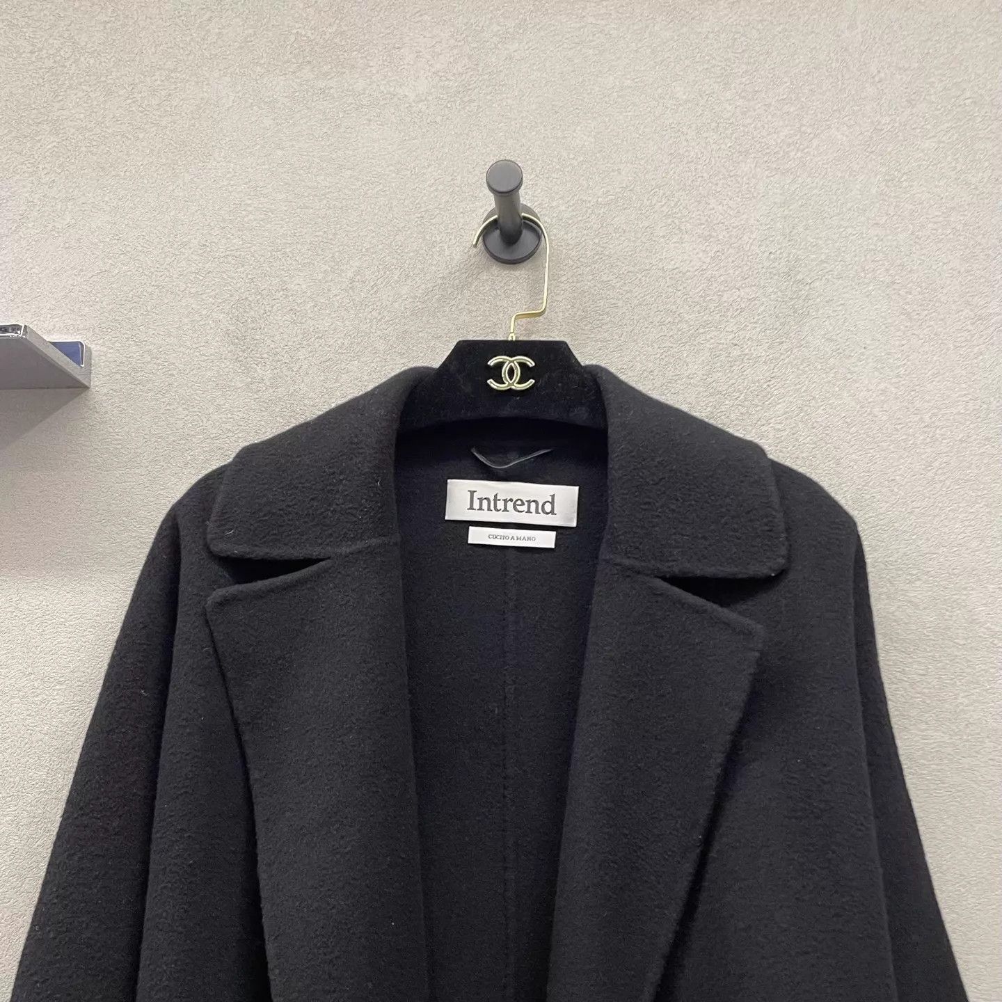 Other Intrend Black Slim Fit High End Coat Size M / US 6-8 / IT 42-44 - 4 Thumbnail