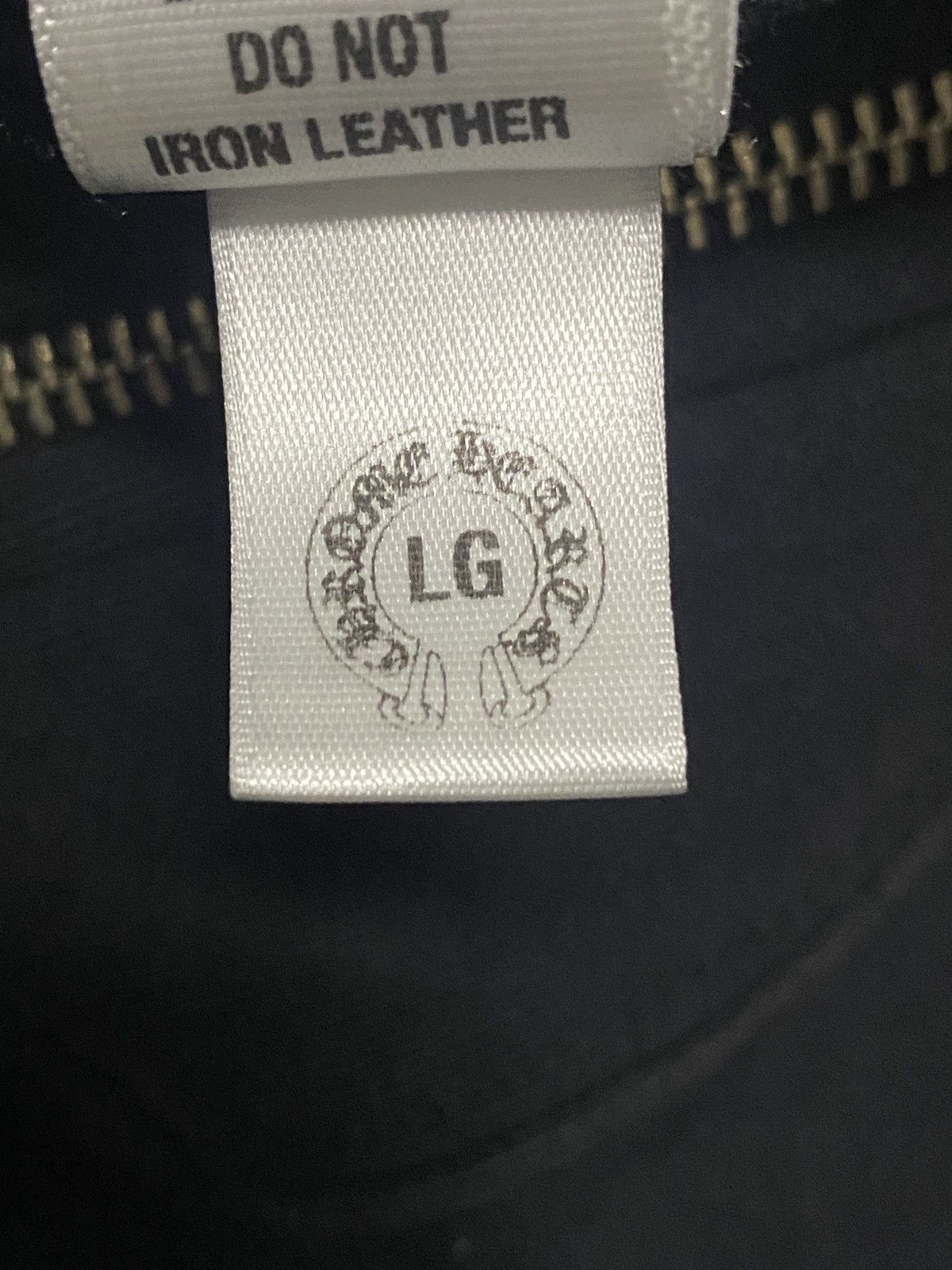 Chrome Hearts SOLD! JAPAN EXCLUSIVE - Leather Horseshoe Cross Patch Zip Up Size US XXL / EU 58 / 5 - 13 Thumbnail