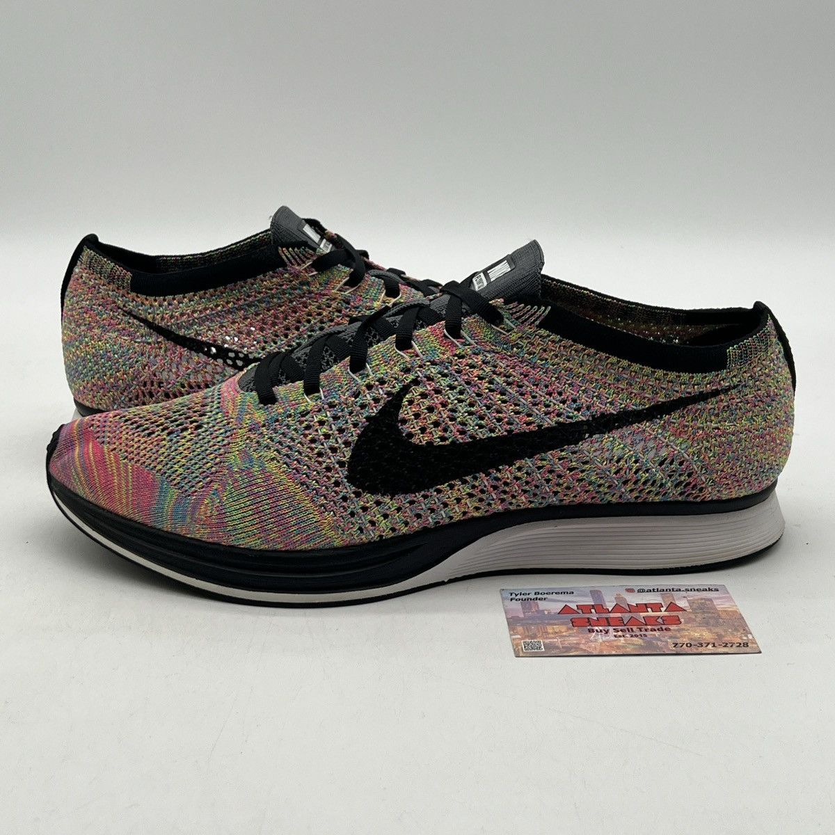 Nike Flynit racer multicolor Size US 13 / EU 46 - 1 Thumbnail