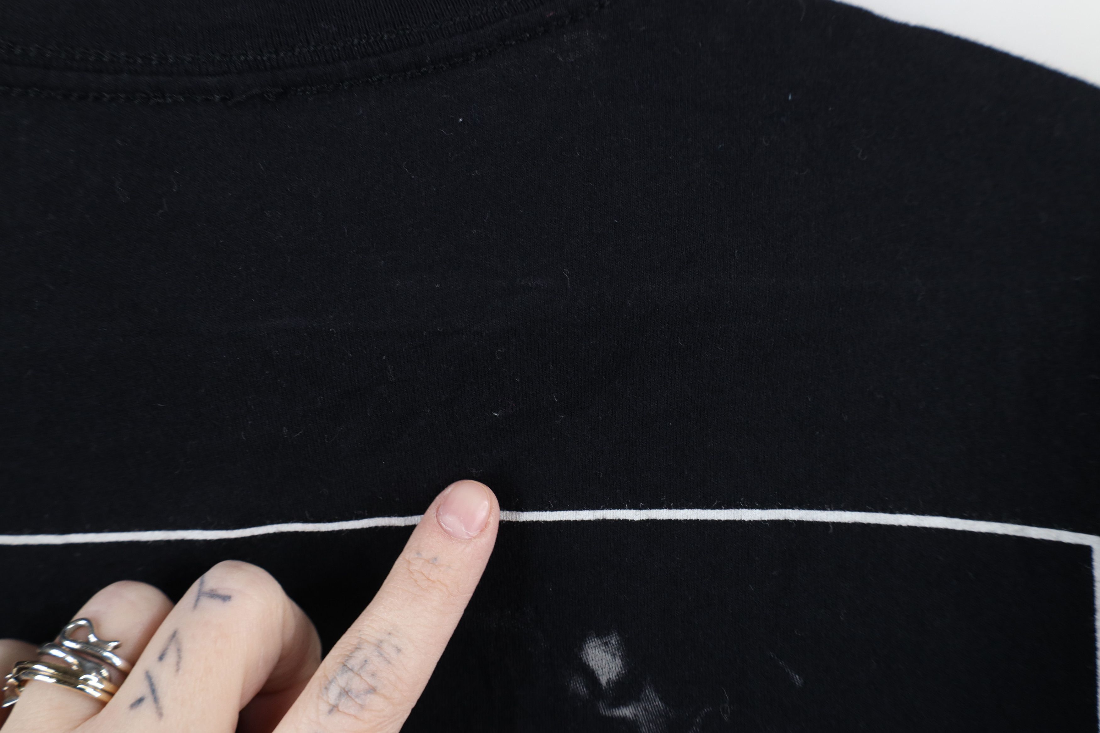 Vintage Y2K Black Craft Streetwear Skull Rose Barbed Wire T-Shirt Size US M / EU 48-50 / 2 - 10 Thumbnail