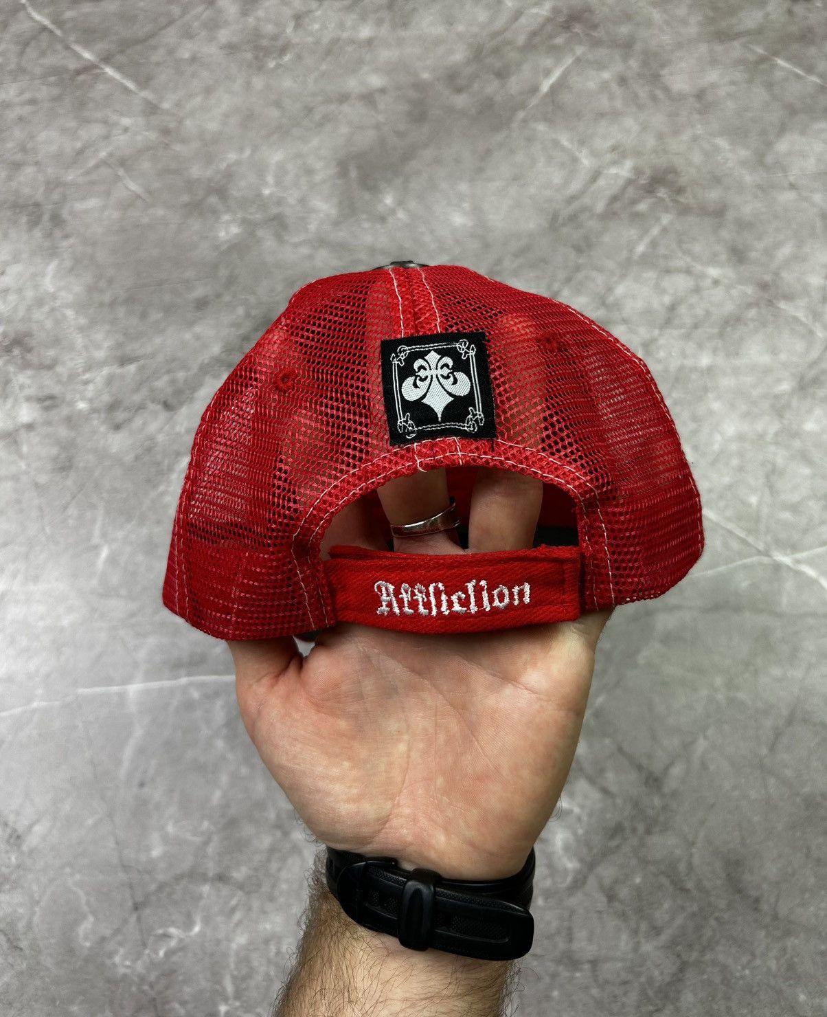 Affliction Affliction Skull Trucker Cap Y2K Avant-Garde Vintage Size ONE SIZE - 6 Thumbnail