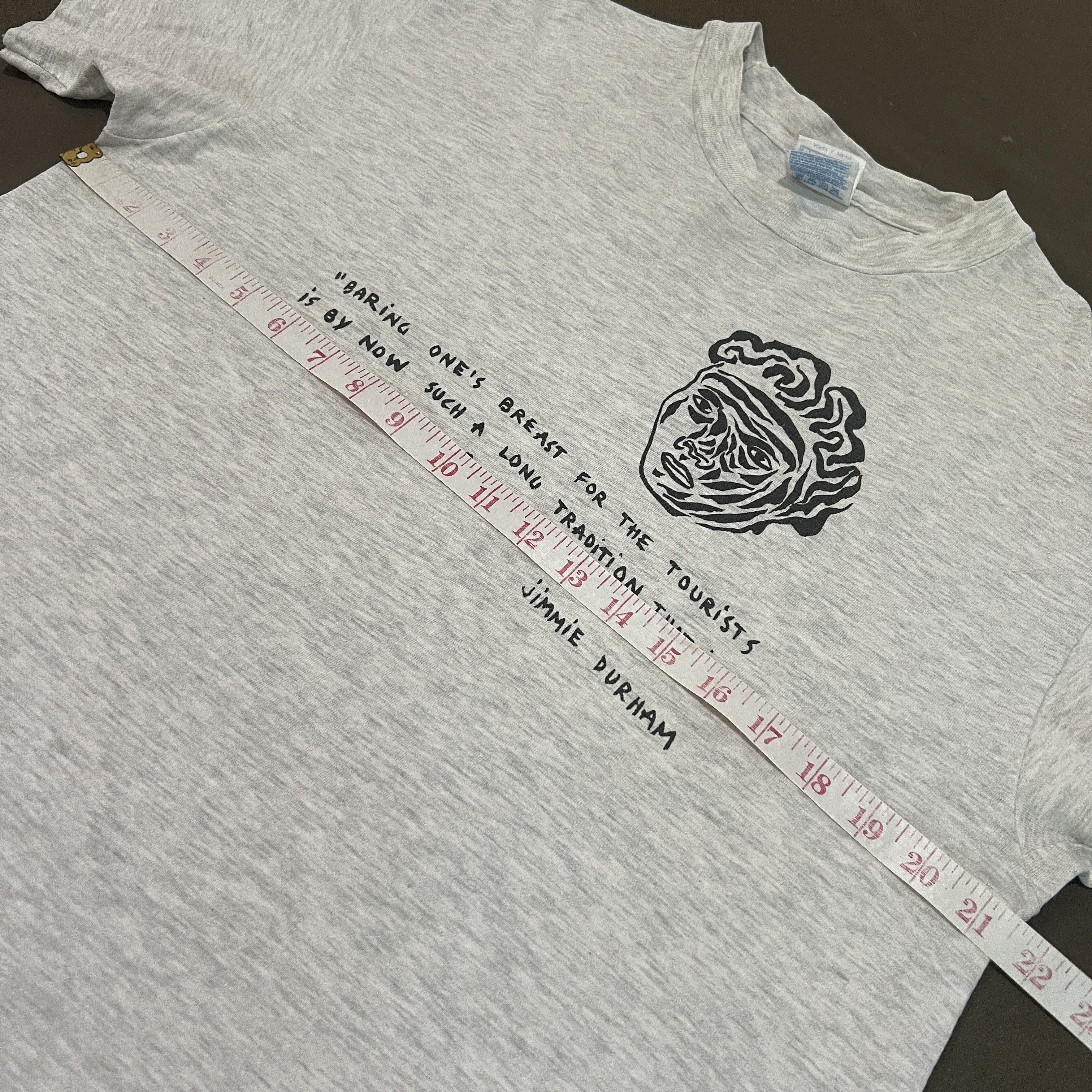Vintage Vintage 90s Jimmie Durham Carlos Capelán SITE Santa Fe Tee Size US L / EU 52-54 / 3 - 8 Thumbnail