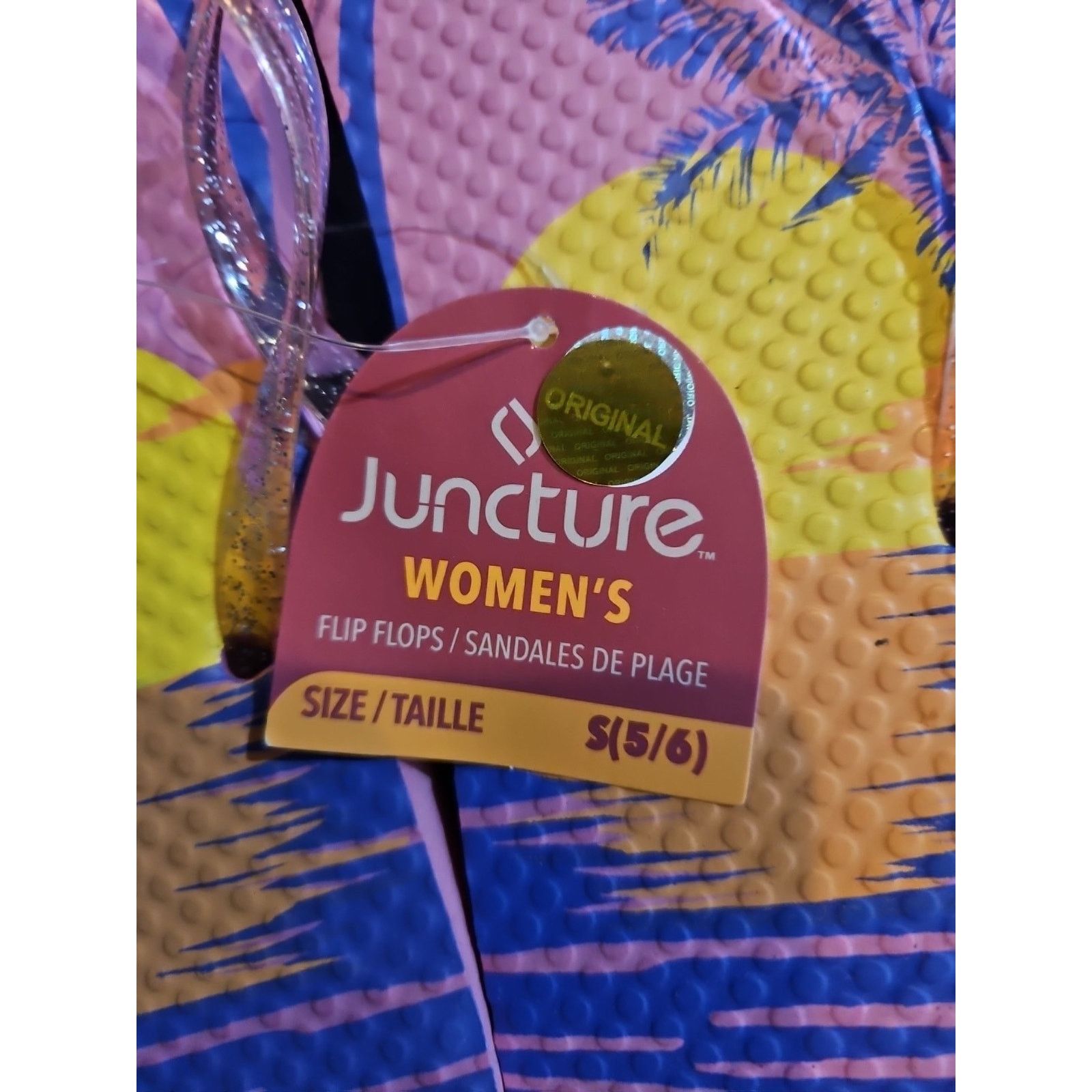Other Juncture Women's 5/6 Flip Flops / Sandals Size US 5 / IT 35 - 3 Thumbnail