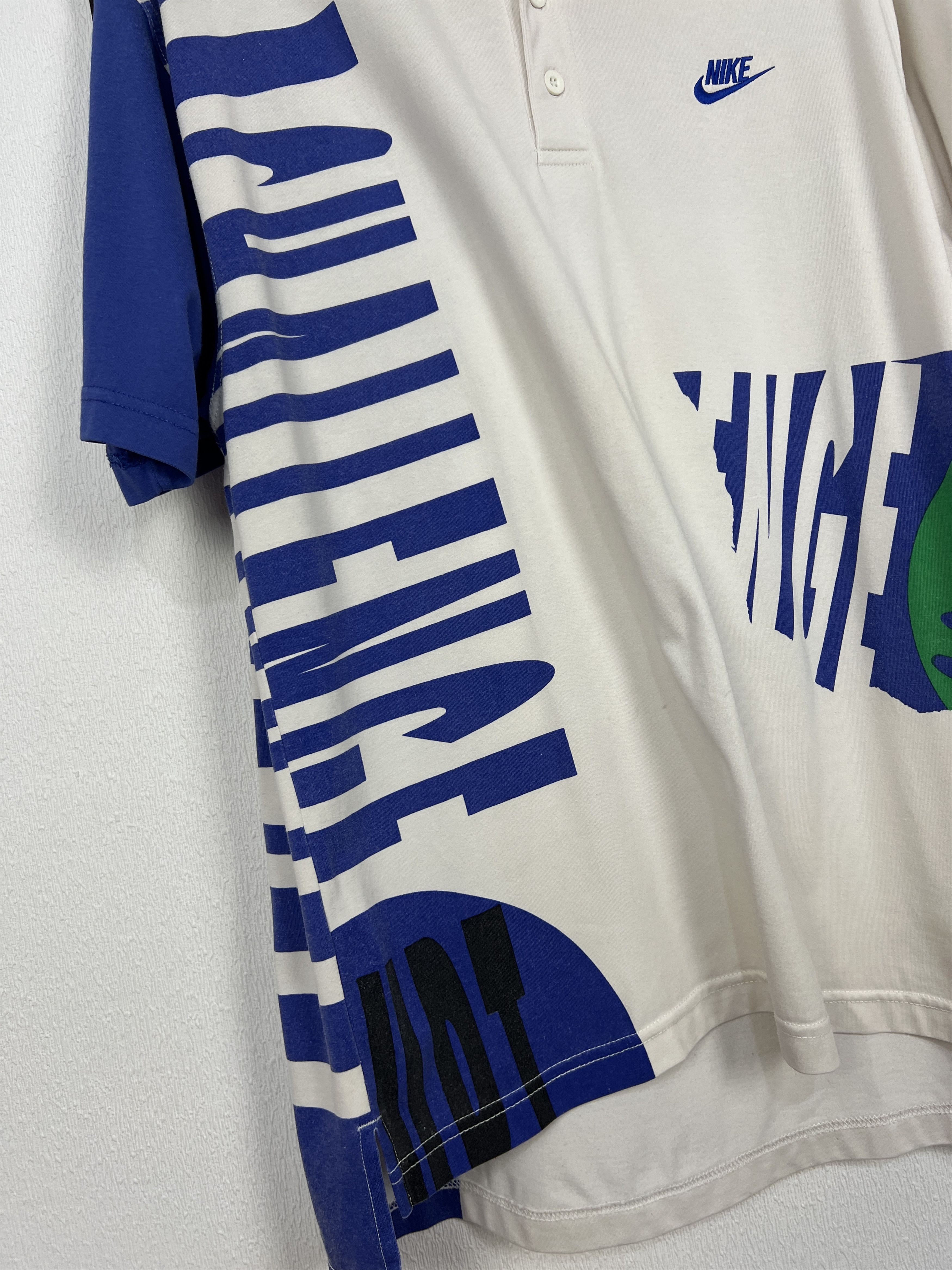 Nike Vintage Nike Challenge Court Agassi Polo Tennis Shirt Tee Size US M / EU 48-50 / 2 - 6 Thumbnail
