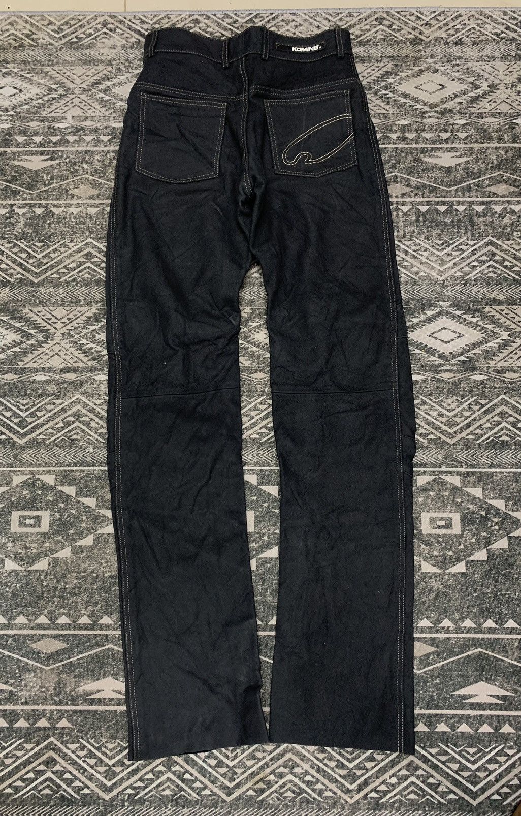 Leather 🔥RARE🔥KOMINE BIKER LEATHER PANT LIKE NEW Size US 30 / EU 46 - 11 Thumbnail