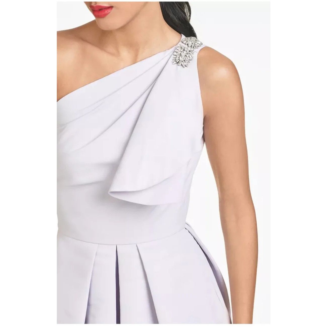 Sachin & Babi Sachin & Babi Martina One-Shoulder Gown Wedding Dress size 8 Size M / US 6-8 / IT 42-44 - 2 Thumbnail