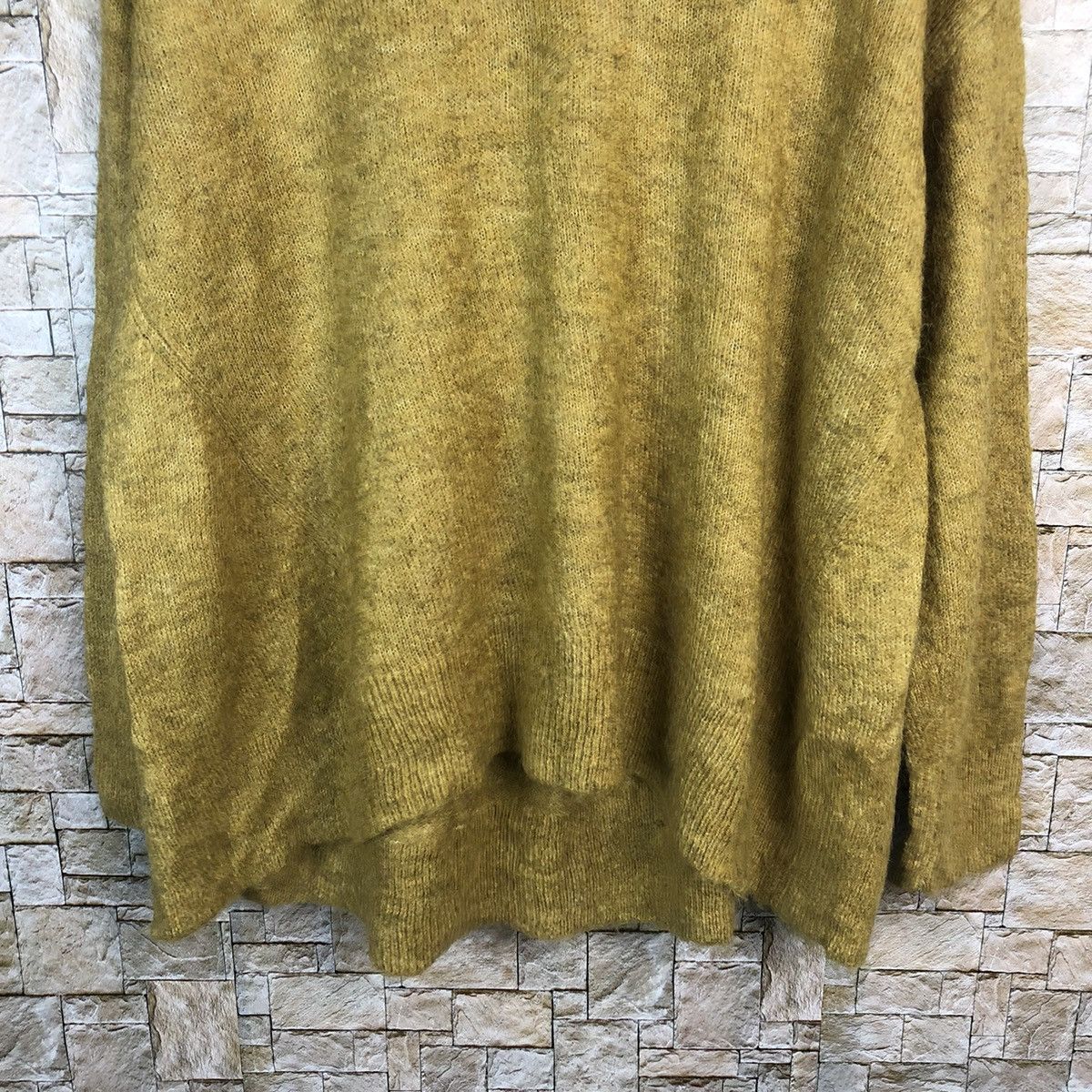 GU × Homespun Knitwear × Vintage GU Brown mohair vintage Knitwear sweatshirt #A771 Size US L / EU 52-54 / 3 - 6 Thumbnail