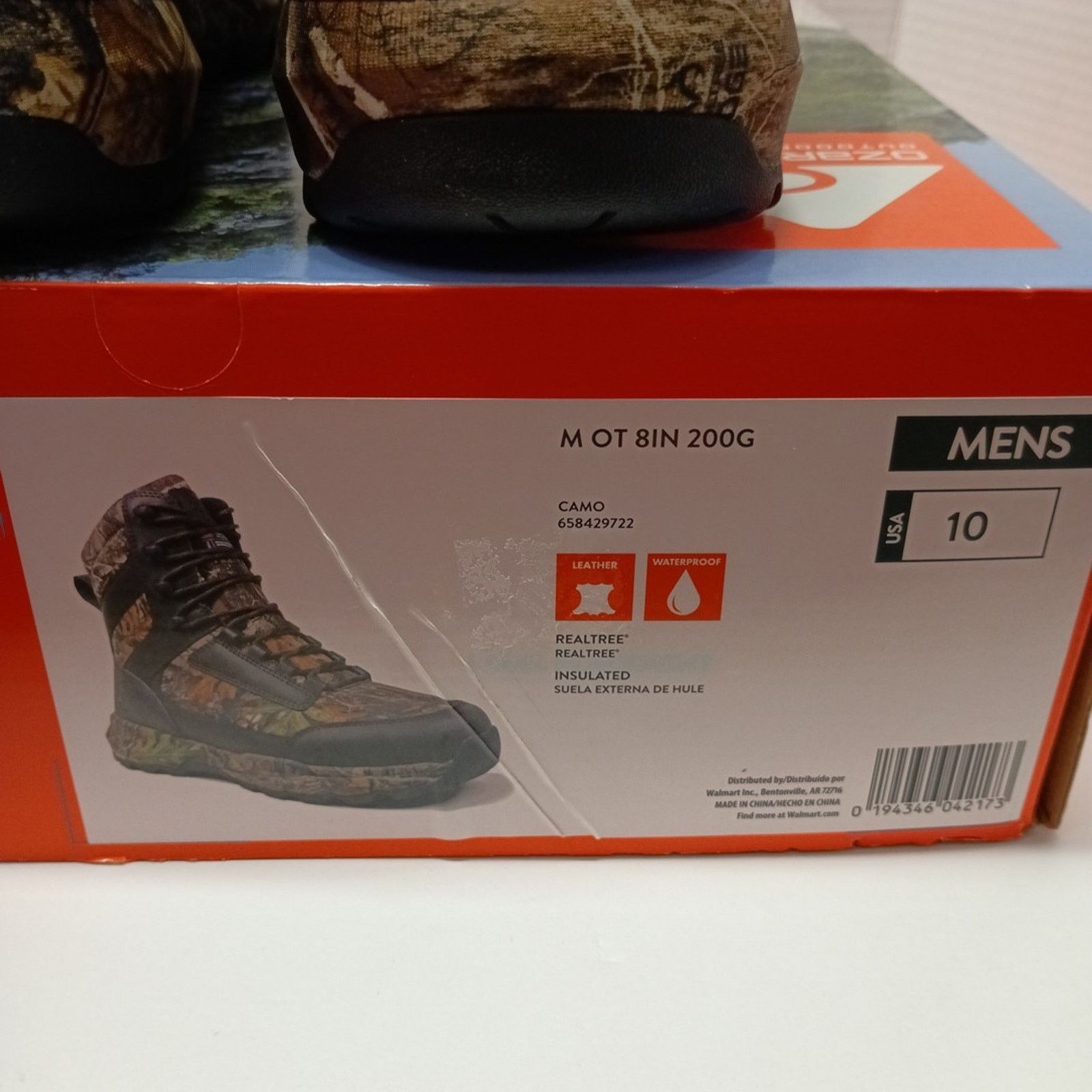 Other Ozark Trail Men's Size 10 US Hunting Boots Realtree Camo Size US 10 / EU 43 - 9 Thumbnail
