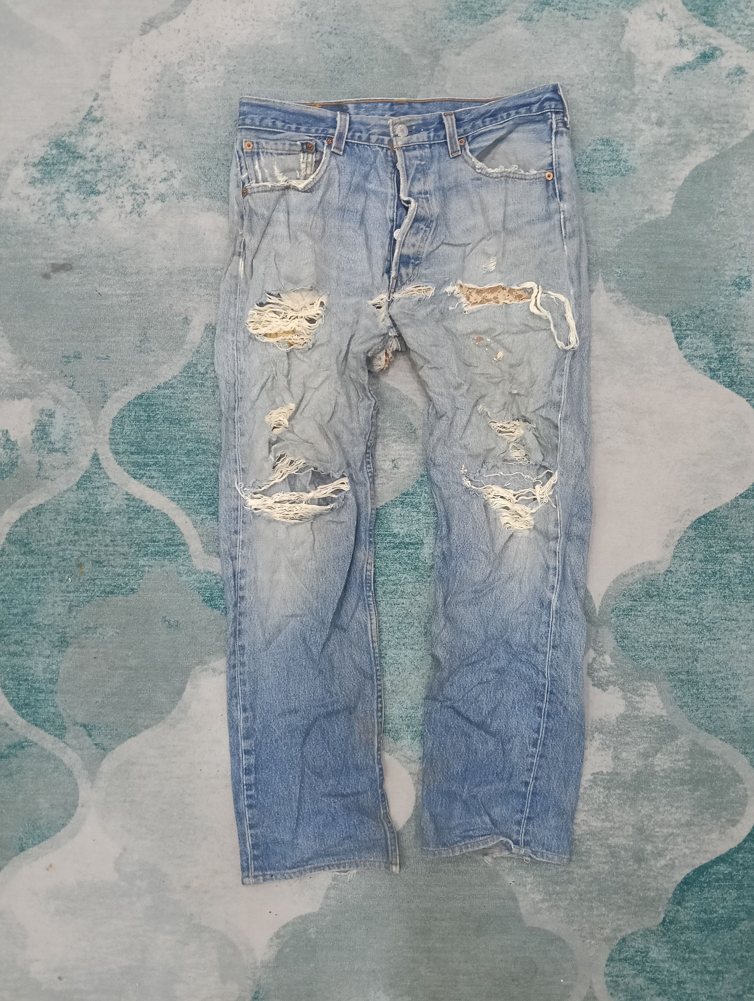 Levi's Vintage Clothing Vintage 501 Distressed Size US 34 / EU 50 - 1 Thumbnail