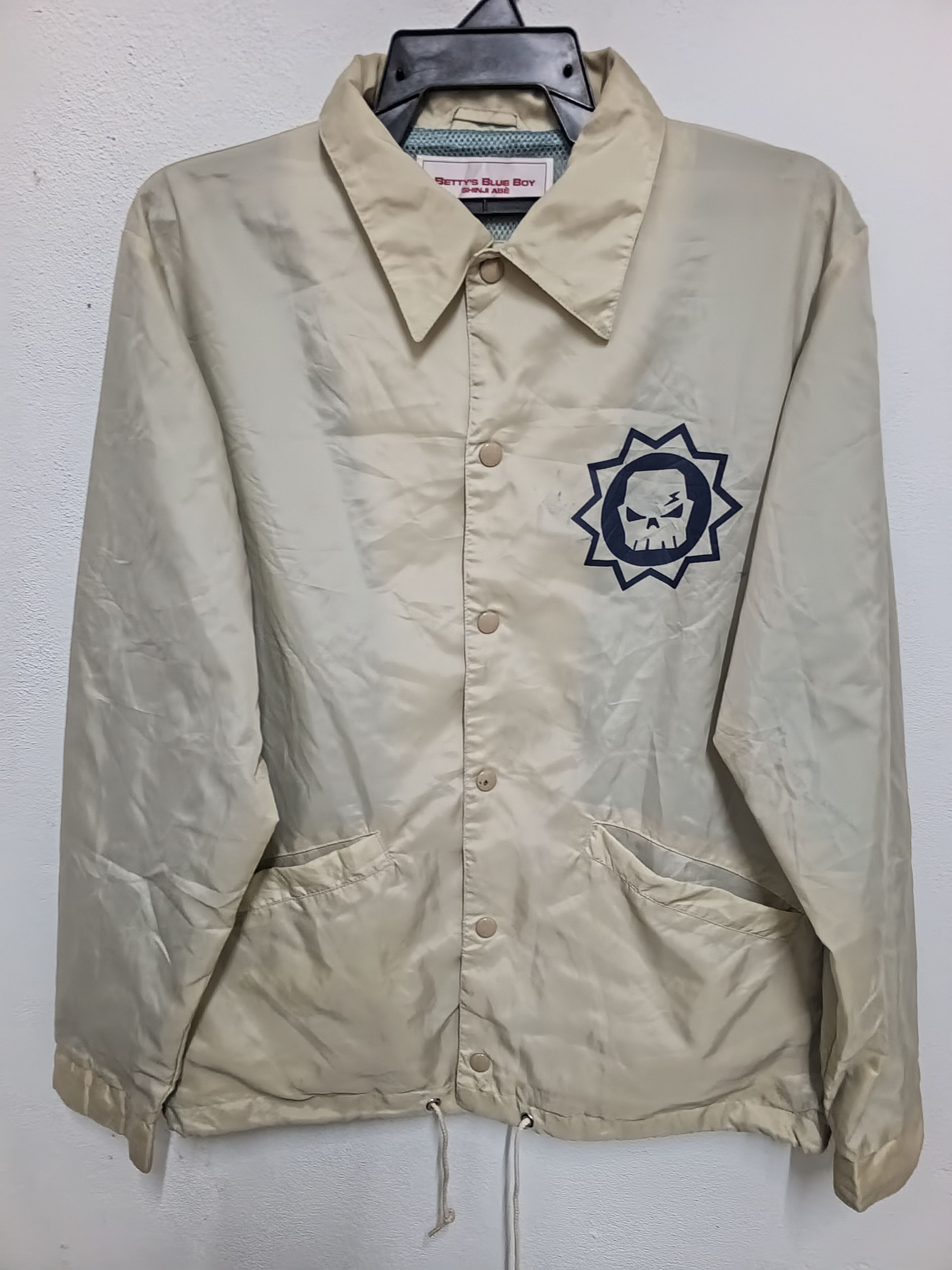 Hysteric Glamour 💥💀 skull rare💀💥BETTY'S BLUE BOY COACH JACKET SHINJI ABE Size US L / EU 52-54 / 3 - 2 Thumbnail