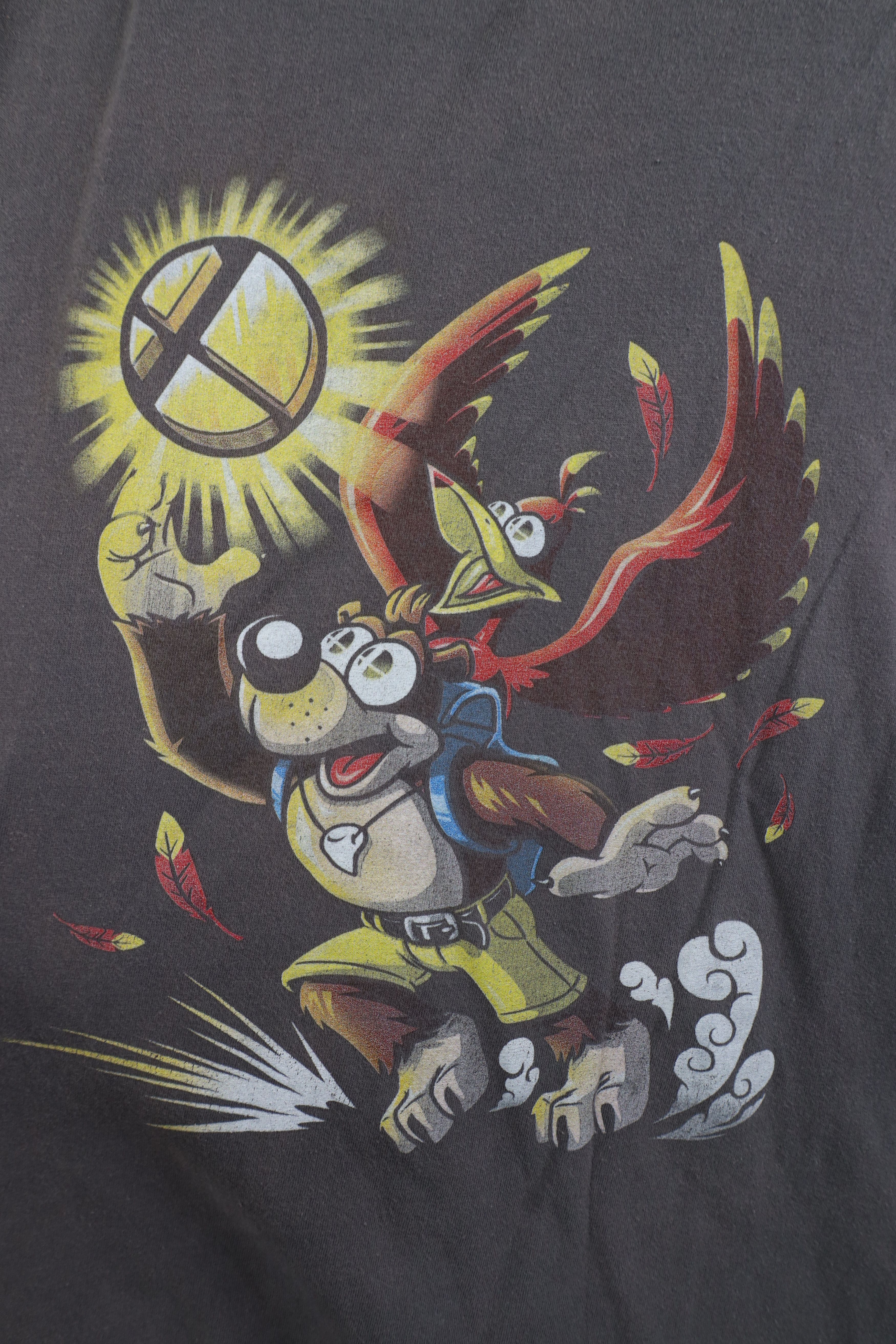 Vintage Vintage Banjo Kazooie Game Gaming Short Sleeve T-Shirt Gray Size S / US 4 / IT 40 - 4 Thumbnail