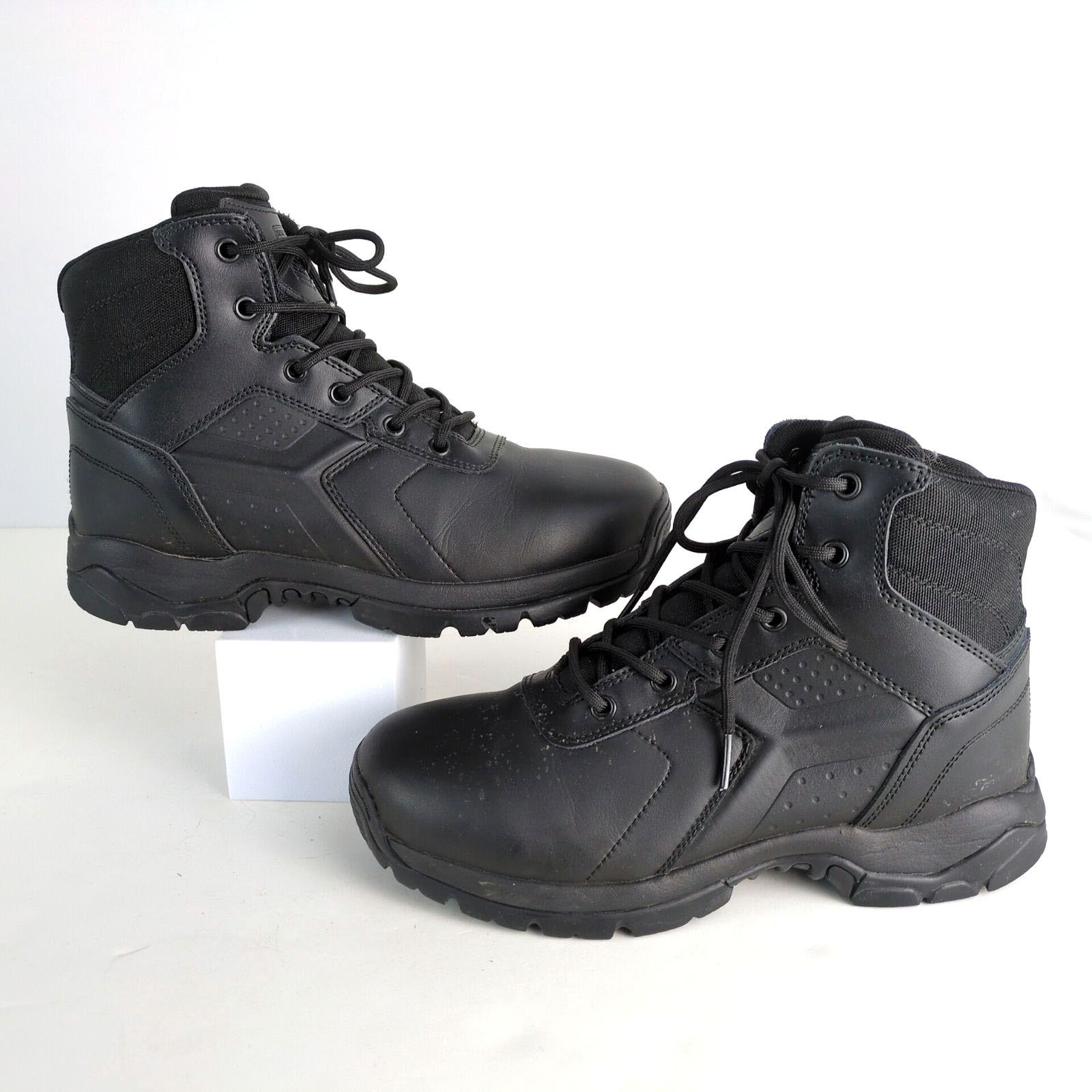 Other Black Ops Men's 8 Leather Waterproof Tactical Work Boots Size US 8 / EU 41 - 5 Thumbnail