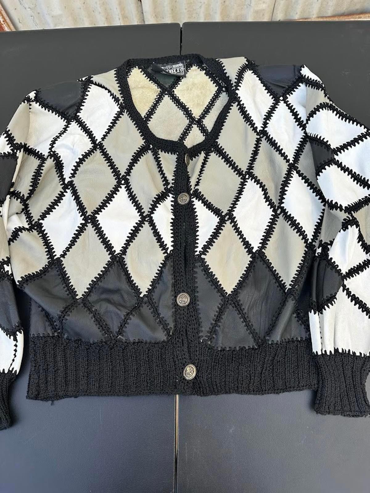 Other BUBU Beverly Hills Leather Patch Sweater Size XL / US 12-14 / IT 48-50 - 5 Thumbnail