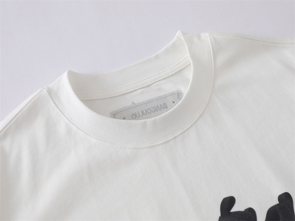Japanese Brand Men's Loose-Fit Casual T-Shirt with Creative Shoe Print Size US M / EU 48-50 / 2 - 3 Thumbnail