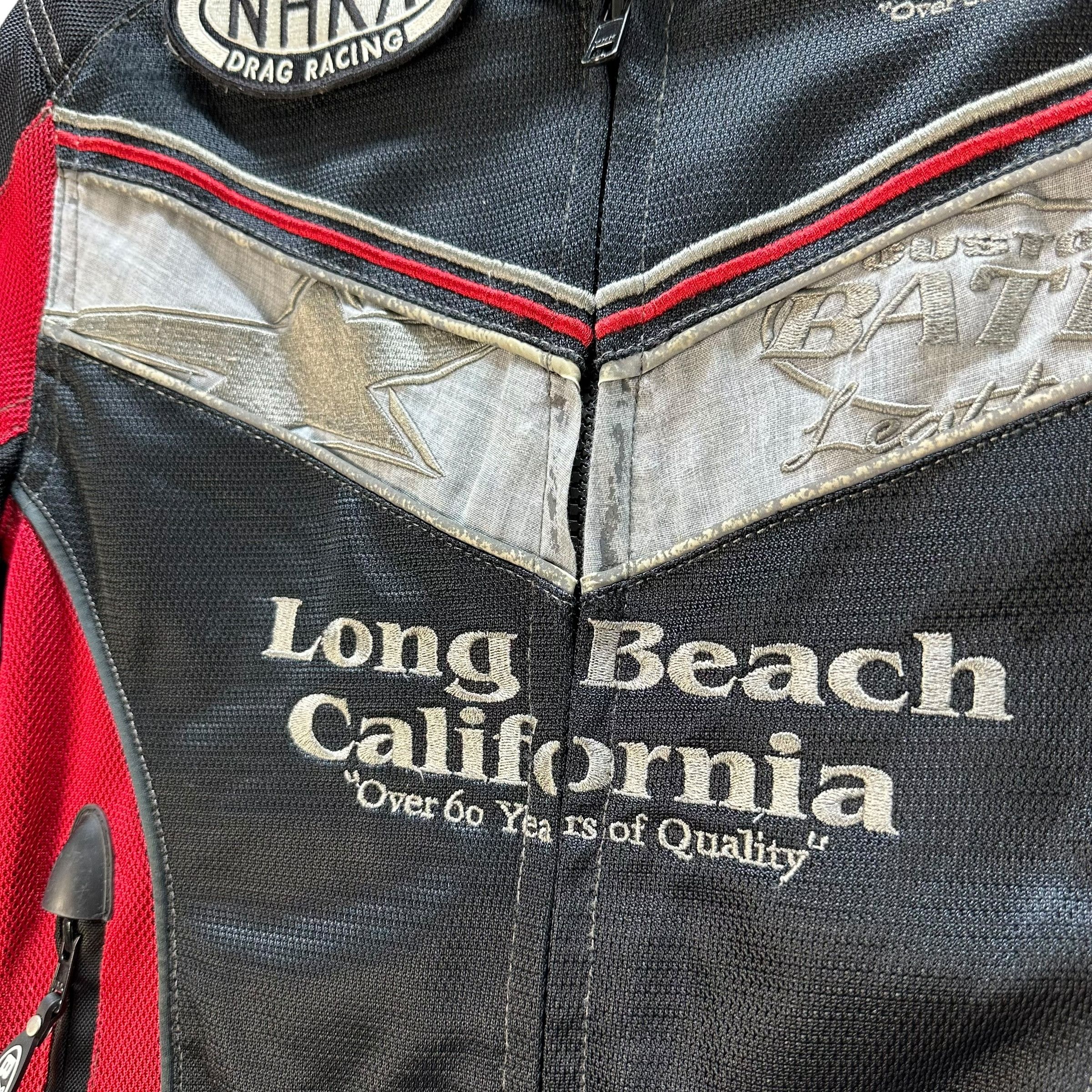 Vintage CUSTOM BATES LEATHERS NHRA Drag Racing Jacket #A53-1234 Size US M / EU 48-50 / 2 - 5 Thumbnail