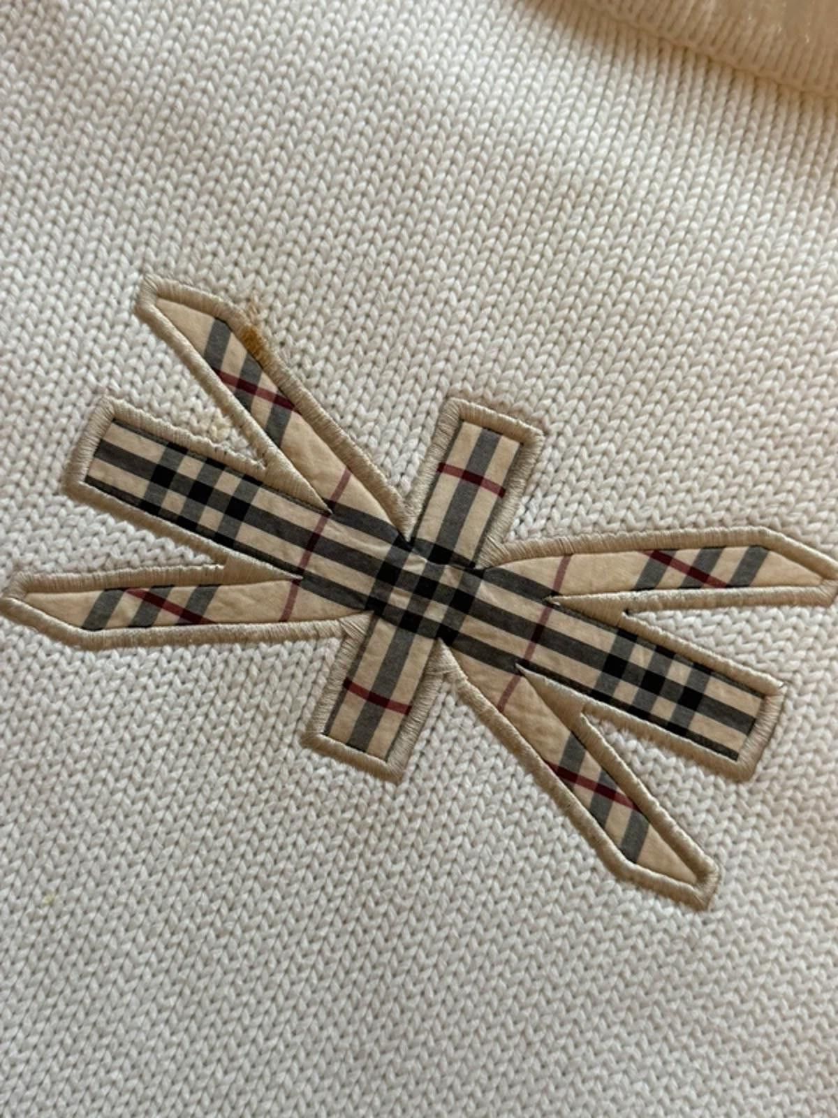 Burberry Burberry white knitted jumper Size L / US 10 / IT 46 - 6 Thumbnail