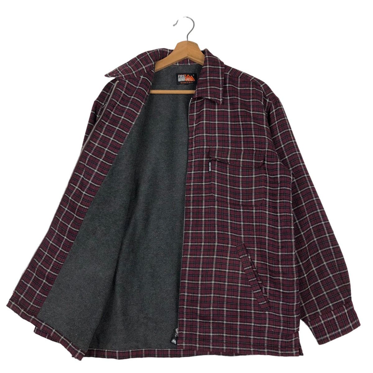 Japanese Brand 🔥Vintage Flannel Shirt Jacket Tartan Design First Down Usa Size US M / EU 48-50 / 2 - 11 Thumbnail