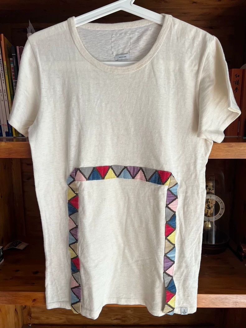 Visvim Ethnic Design Short Sleeve T-Shirt Off-White Size US M / EU 48-50 / 2 - 1 Thumbnail