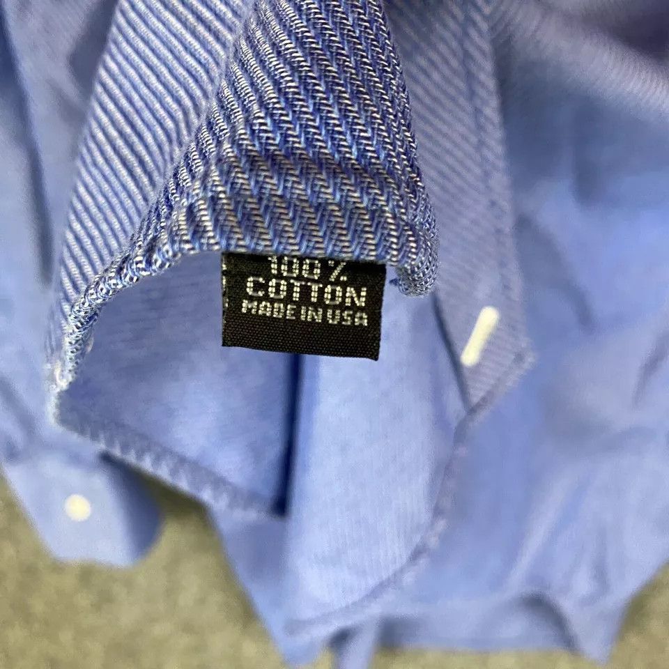 Ike Behar IKE Behar Dress Shirt Men's 16 35 Long Sleeve 100% Cotton Size US M / EU 48-50 / 2 - 6 Thumbnail
