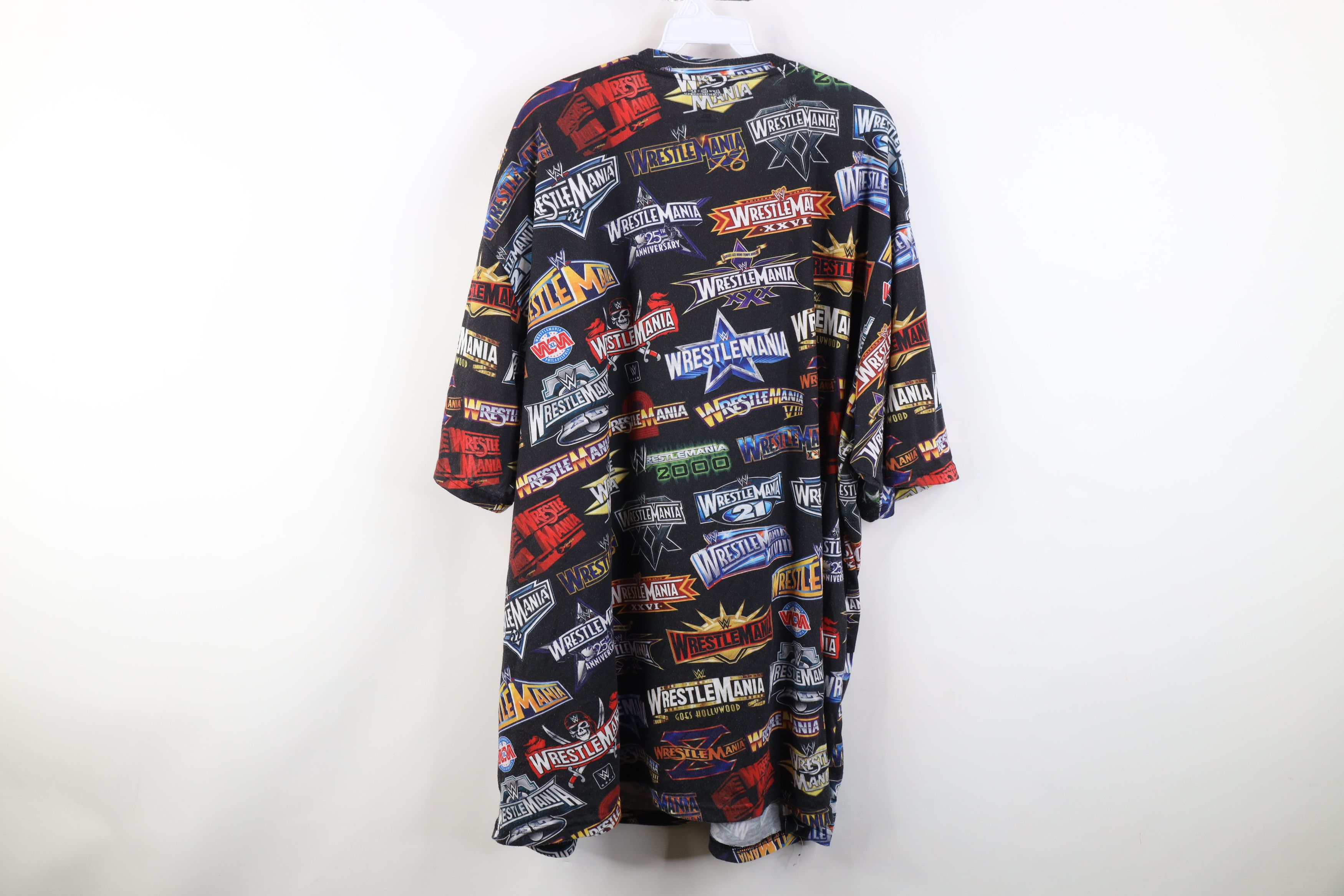 Vintage Vintage Y2K WWE WWF Wrestling Wrestlemania All Print T-Shirt Size US XXL / EU 58 / 5 - 10 Thumbnail