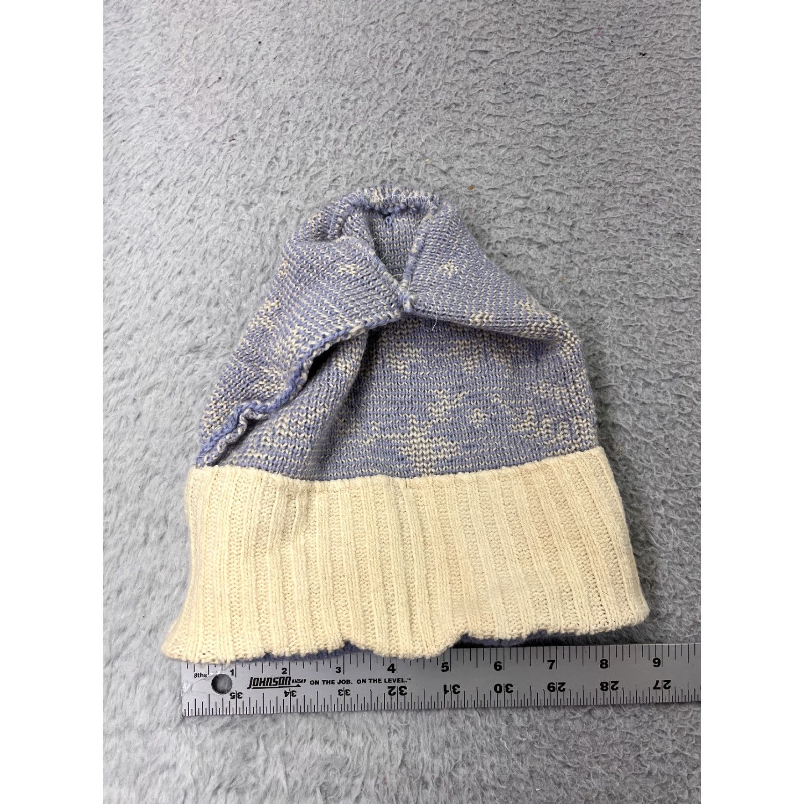 Meister Beanie Hat Adult One Size Blue Knit Wool Spandex Fair Isle Winter Men Dezember?