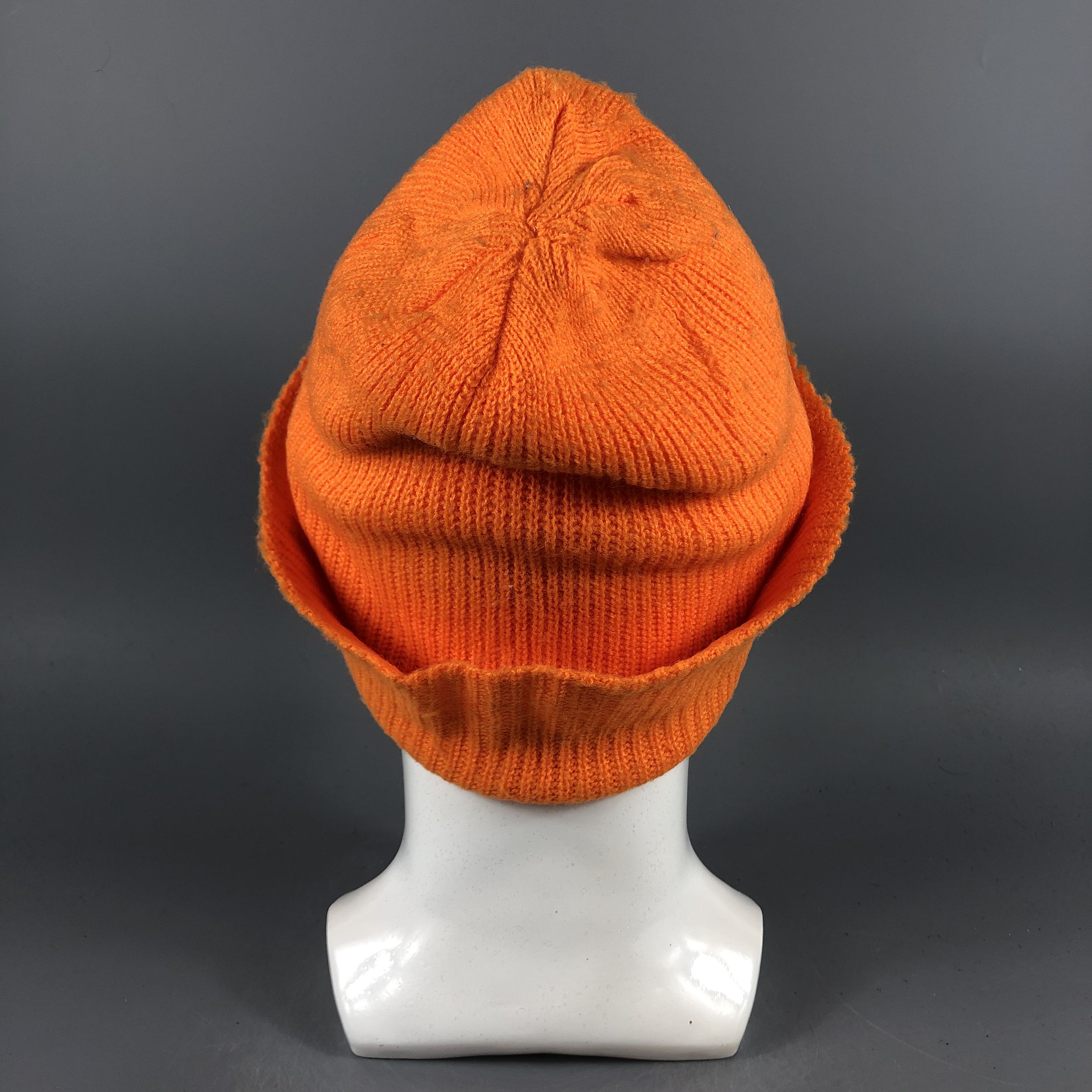 Japanese Brand × Vintage Japanese Beanie Orange Snow Hat Snow Cap -D1105 Size ONE SIZE - 3 Thumbnail